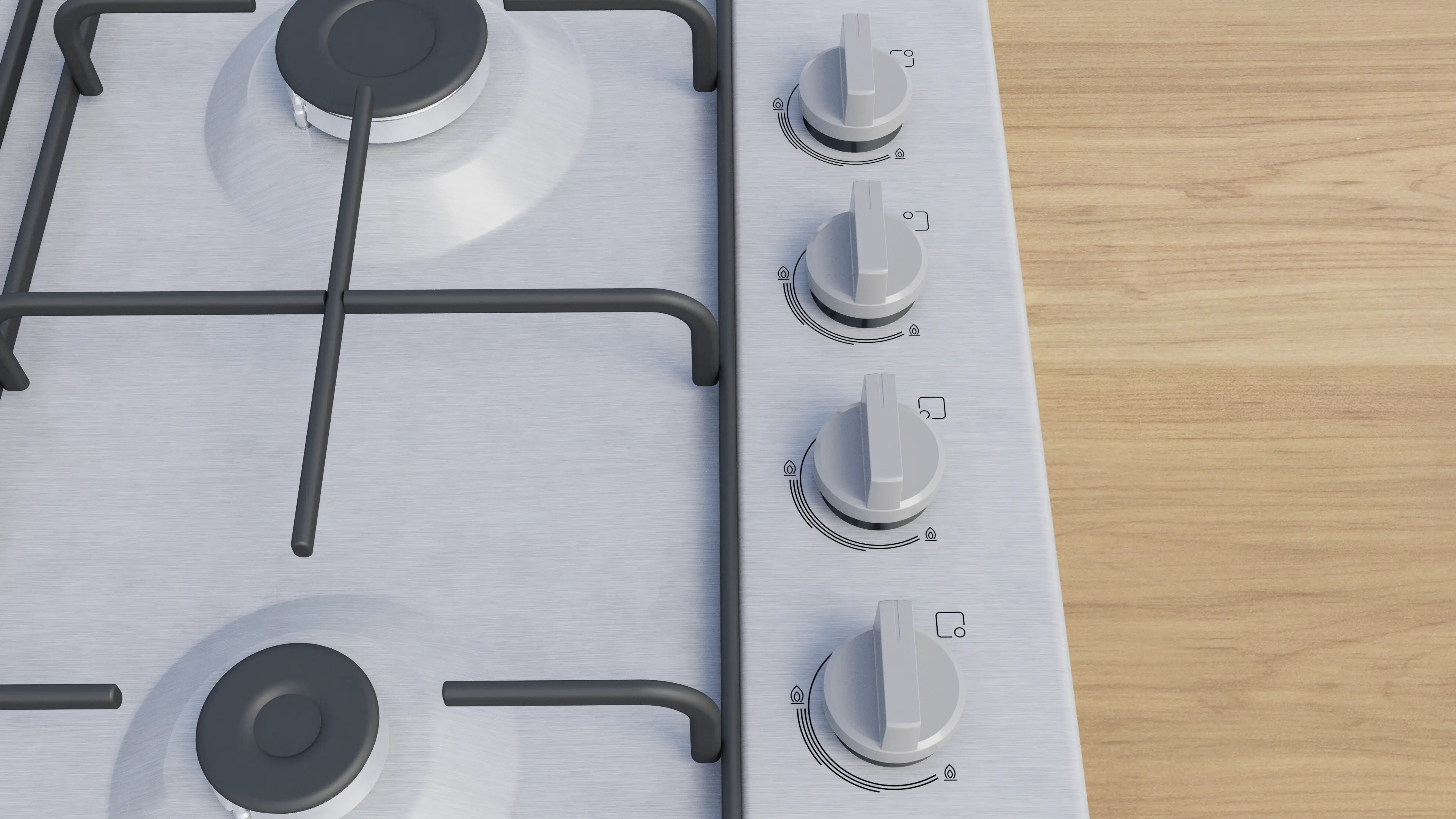 Serie 2 Set Üstü Gazlı Ocak 60 cm - Gorsel 2