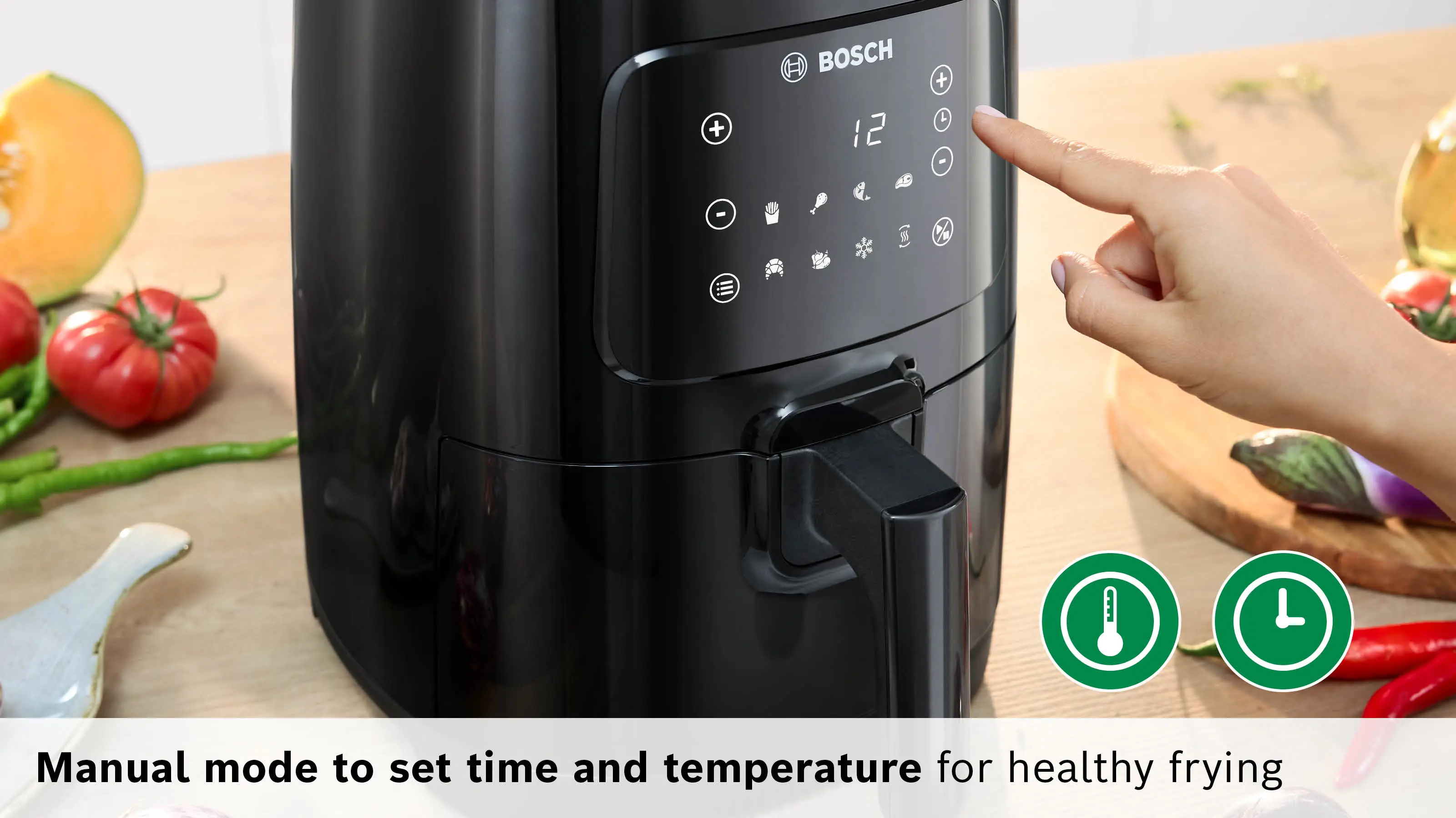 Serie 2 Sıcak Hava Fritözü Siyah - Gorsel 16