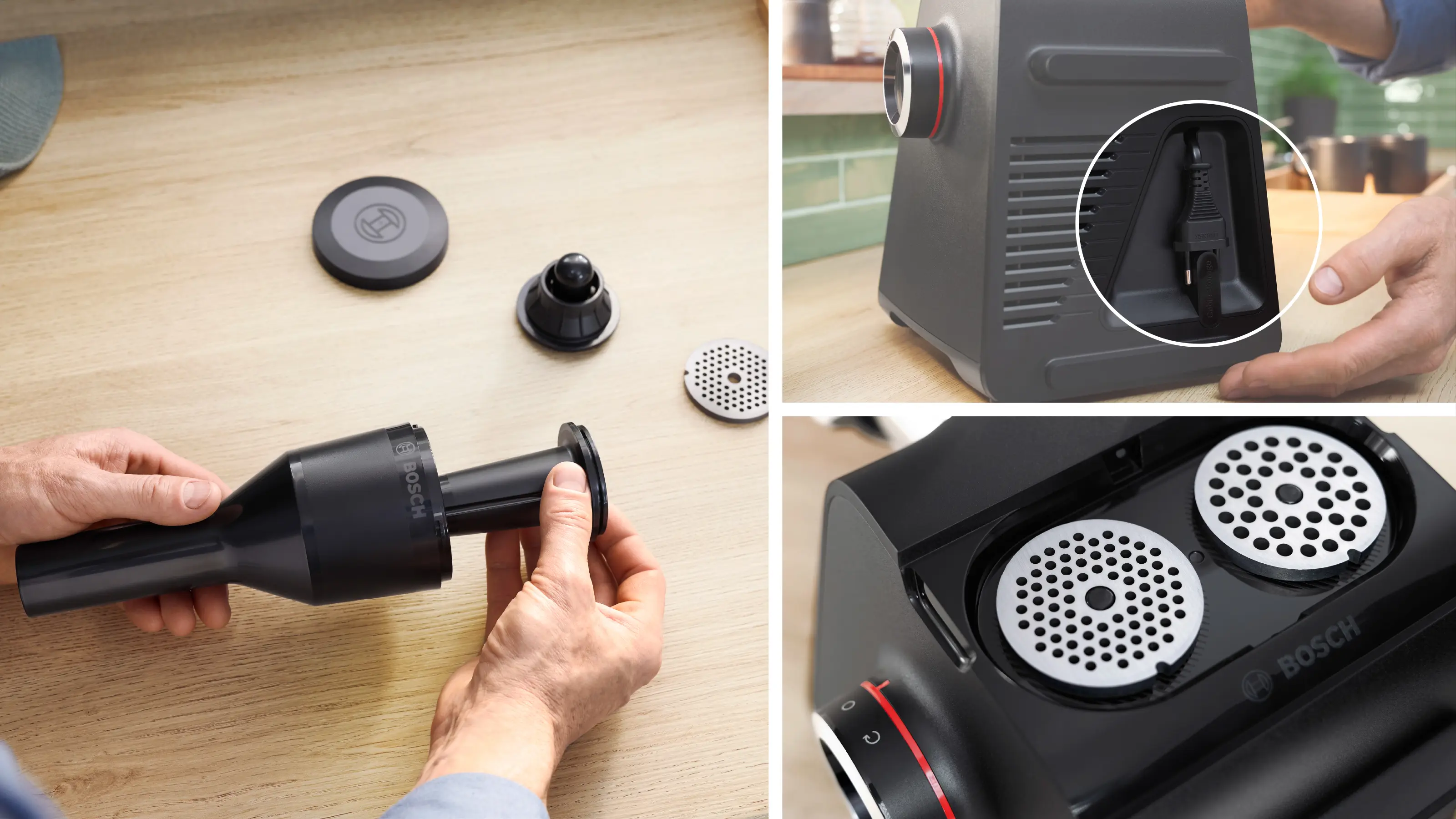 Serie 6 Gıda Kıyma Makinesi MultiPower 2100 W Siyah, Metalik gümüş - Gorsel 7