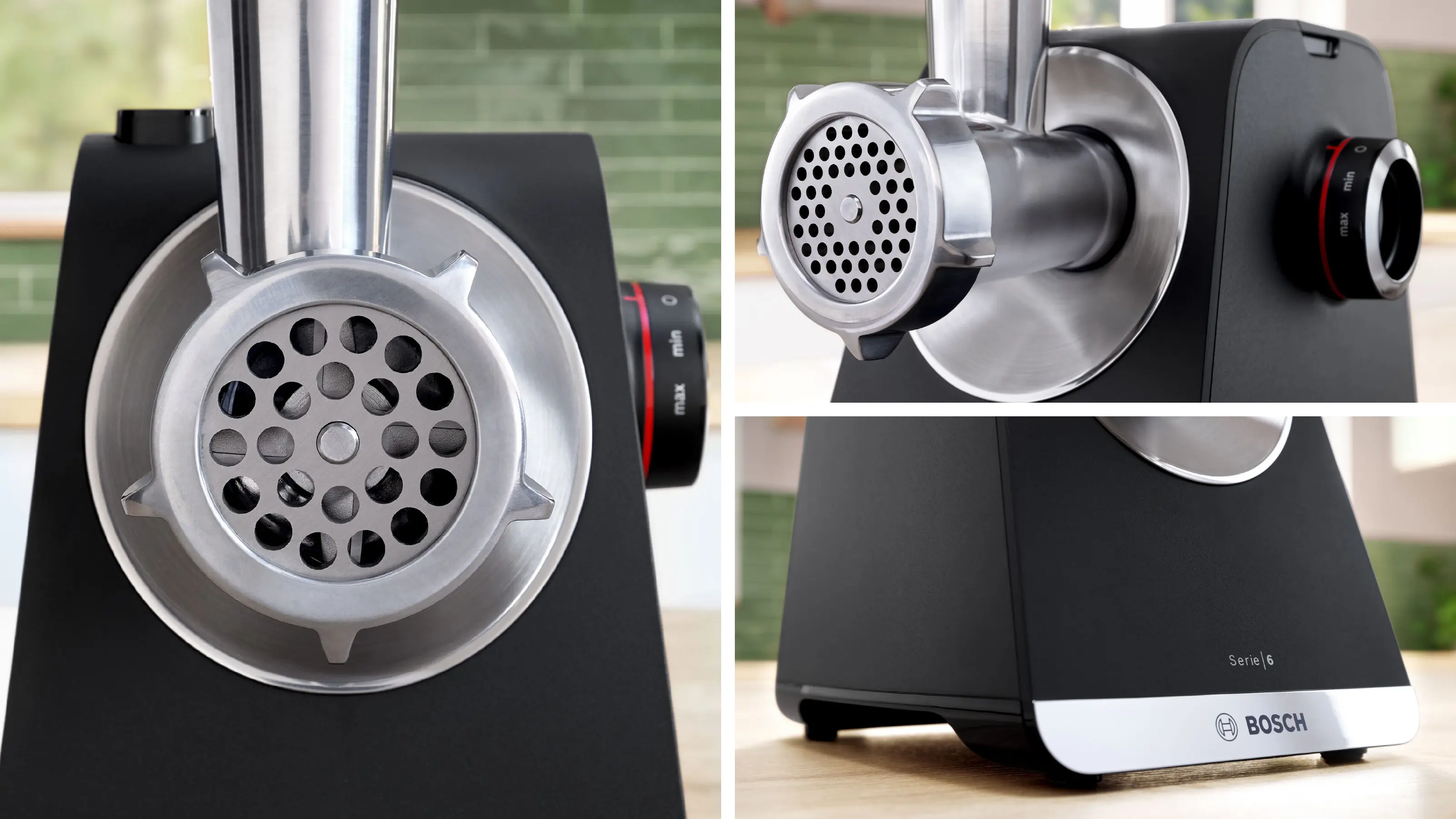 Serie 6 Gıda Kıyma Makinesi MultiPower 2100 W Siyah, Metalik gümüş - Gorsel 17