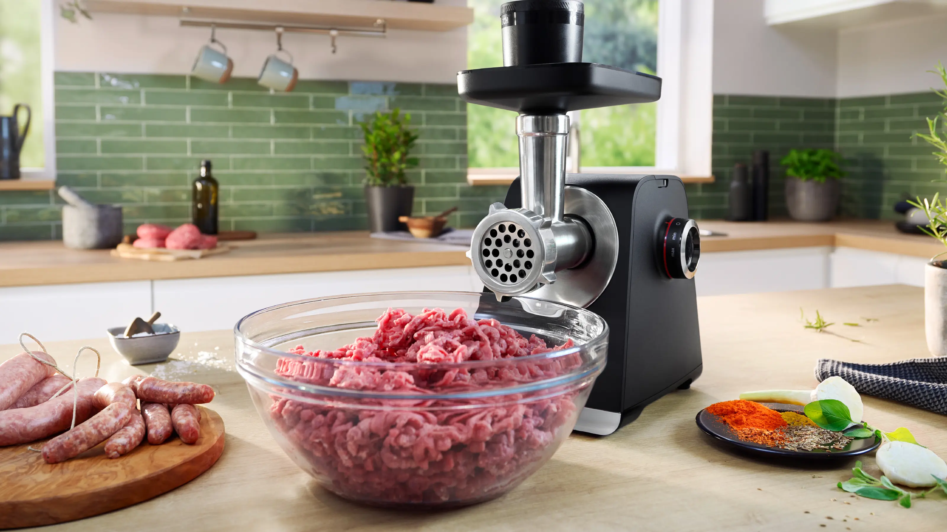 Serie 6 Gıda Kıyma Makinesi MultiPower 2100 W Siyah, Metalik gümüş - Gorsel 6
