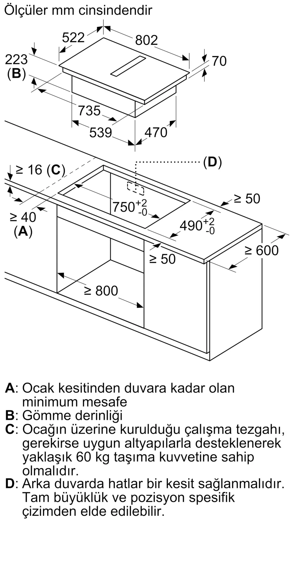Serie 4 Davlumbaz Entegreli İndüksiyon Ocak,, 80 cm Çerçevesiz Yüzey - Gorsel 16