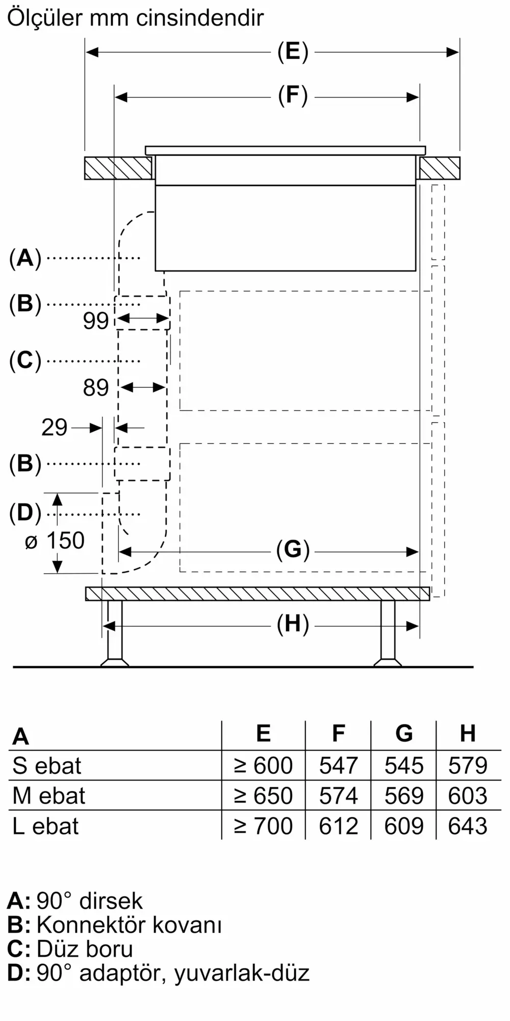 Serie 4 Davlumbaz Entegreli İndüksiyon Ocak,, 80 cm Çerçevesiz Yüzey - Gorsel 19