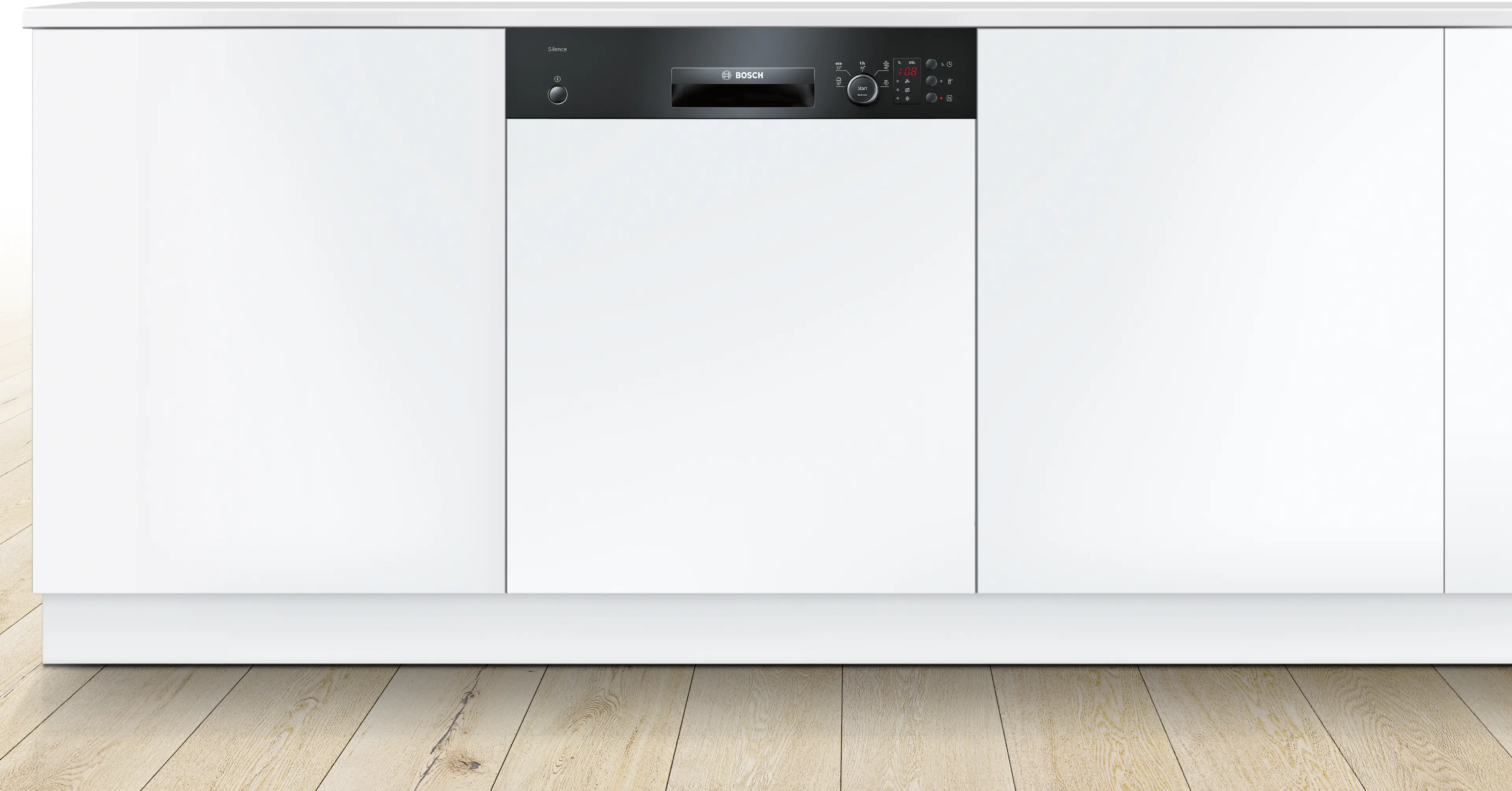 Serie 2 Yarı Ankastre Bulaşık Makinesi 60 cm Siyah - Gorsel 2