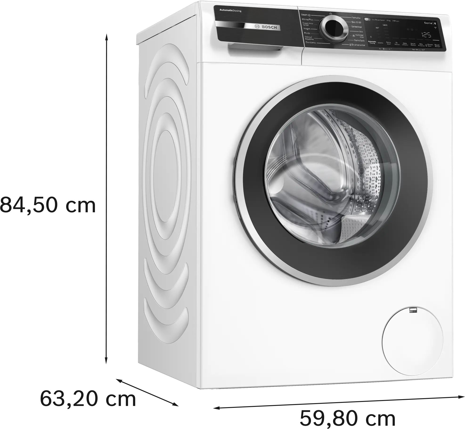 Serie 6 Çamaşır Makinesi 10 kg maks. 1400 dev./dak. - Gorsel 7