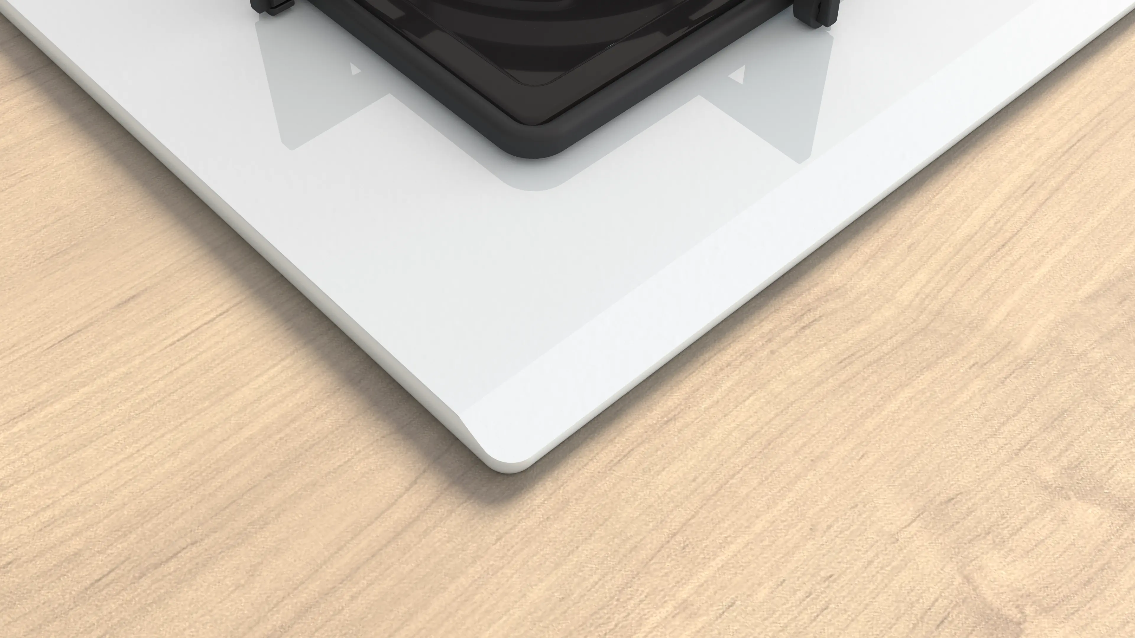 Serie 4 Gazlı Ocak 67 cm Sert cam, Beyaz - Gorsel 4