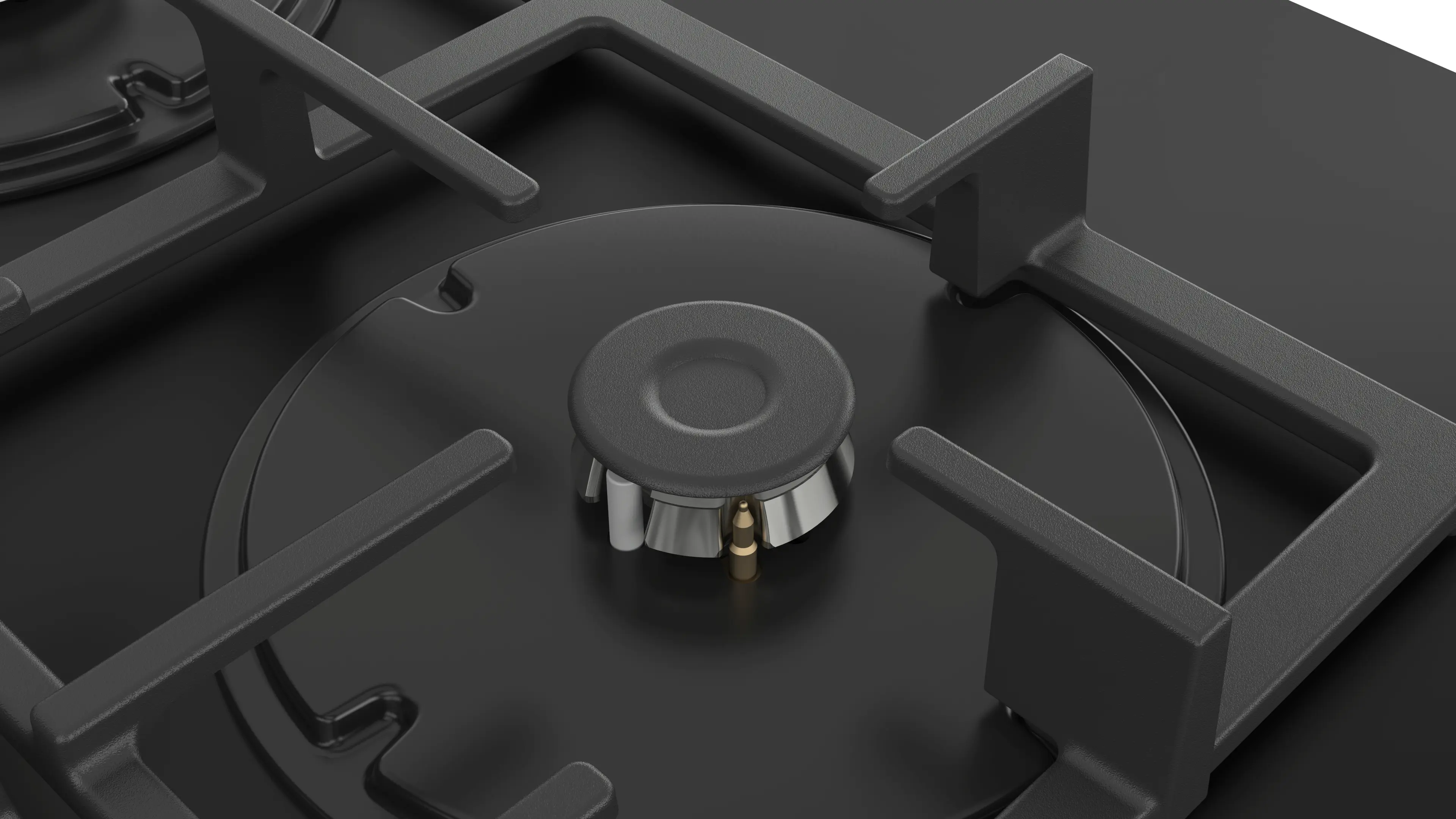 Serie 2 Gazlı Ocak 60 cm Sert cam, Siyah - Gorsel 5