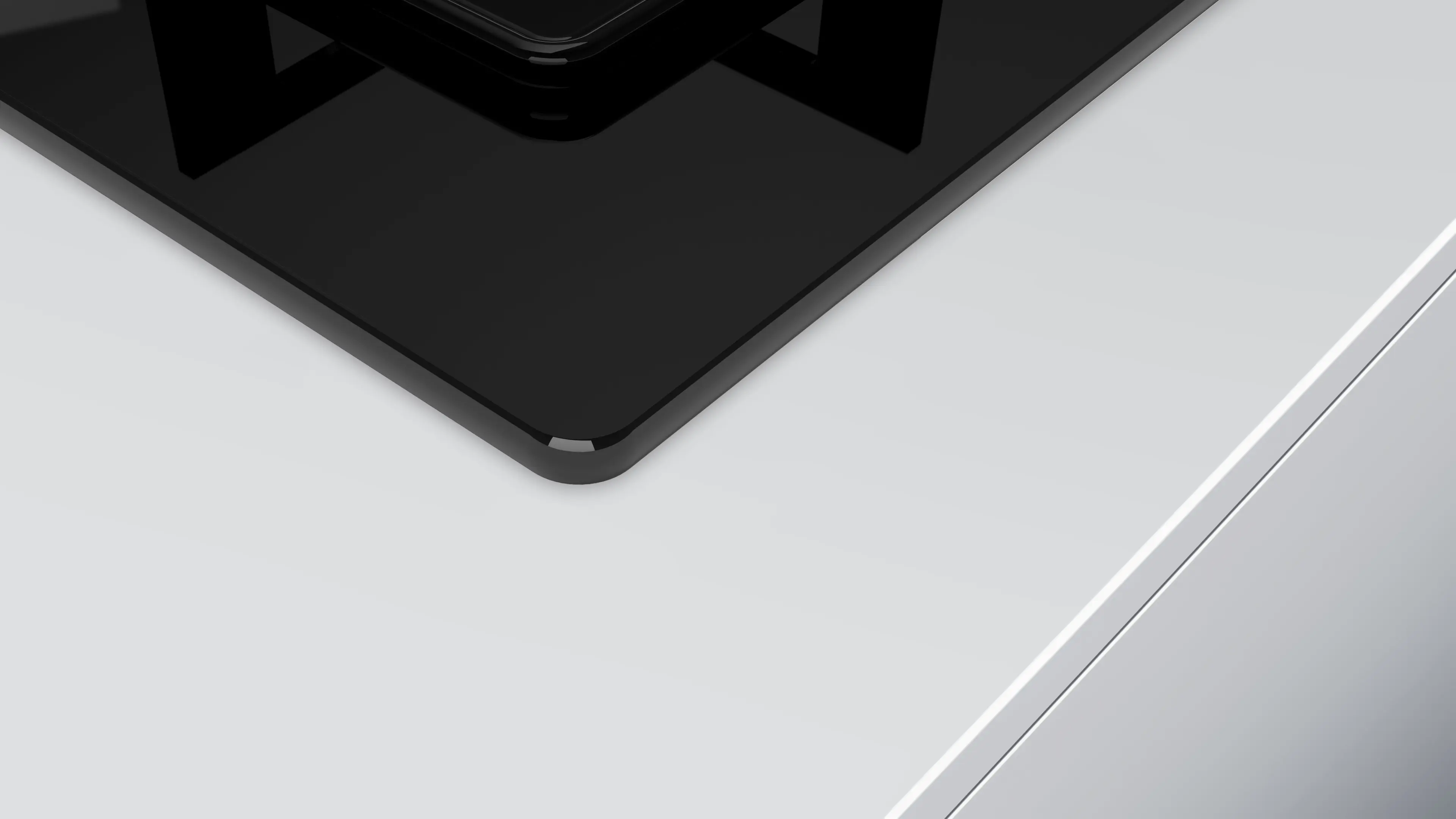 Serie 4 Gazlı Ocak 67 cm Sert cam, Siyah - Gorsel 3