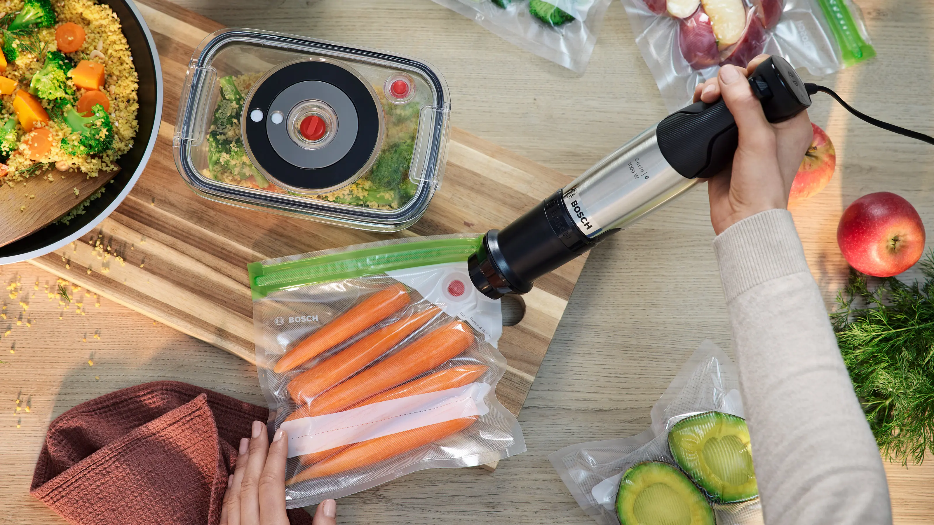 Serie 4 El Blenderı ErgoMaster 1000 W Siyah, Antrasit - Gorsel 12