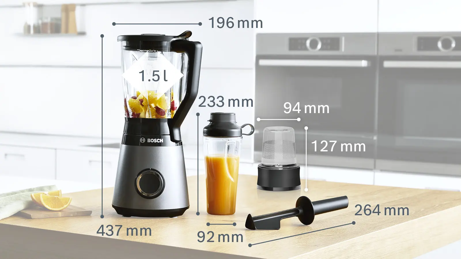 Serie 4 Blender VitaPower 1200 W Gümüş - Gorsel 2
