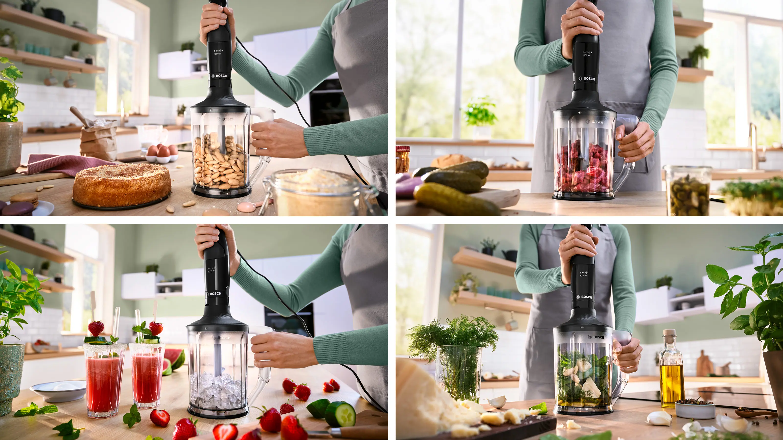 Serie 4 El Blenderı ErgoMaster 1000 W Siyah, Antrasit - Gorsel 11