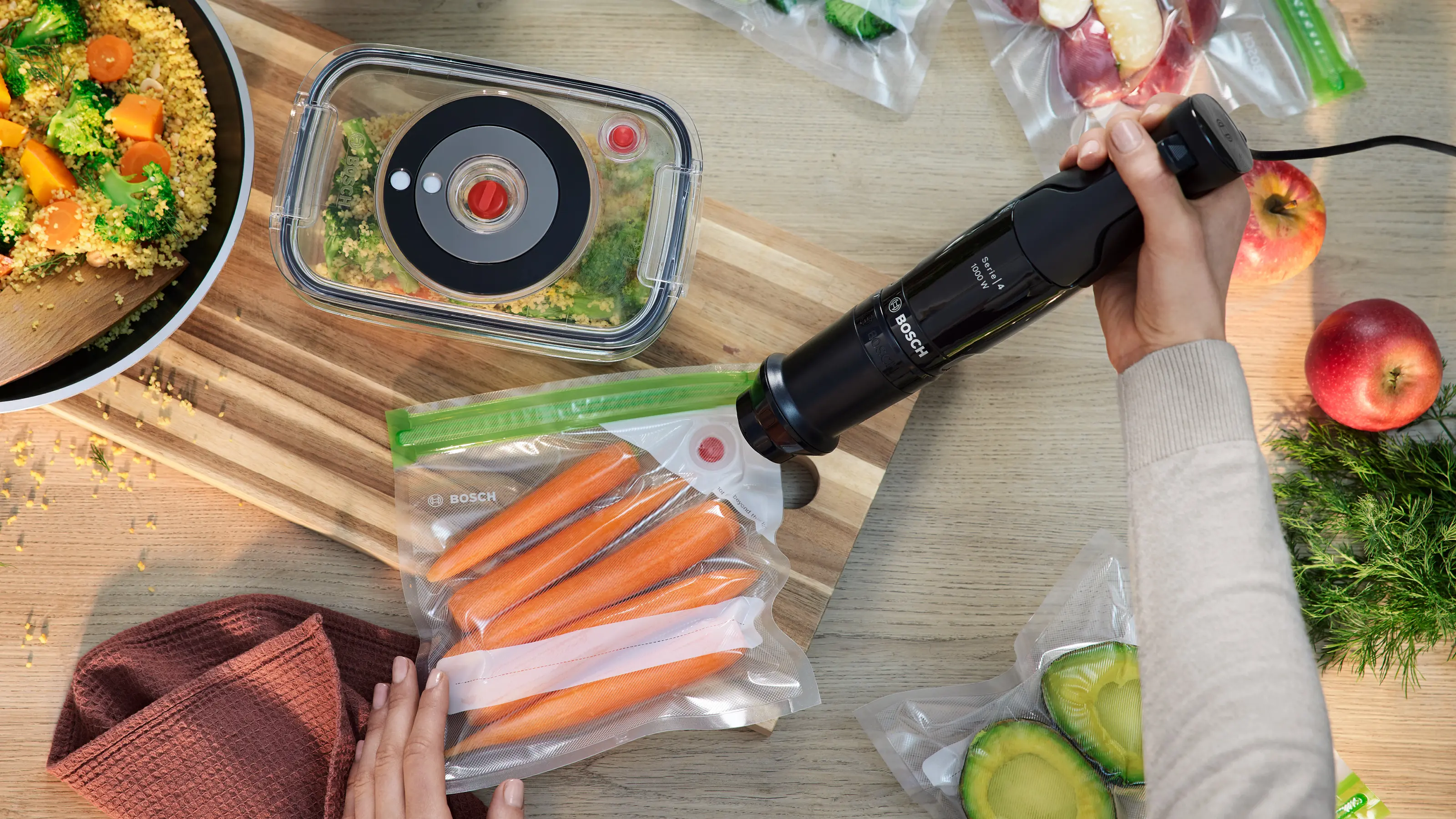 Serie 4 El Blenderı ErgoMaster 1000 W Siyah, Antrasit - Gorsel 13