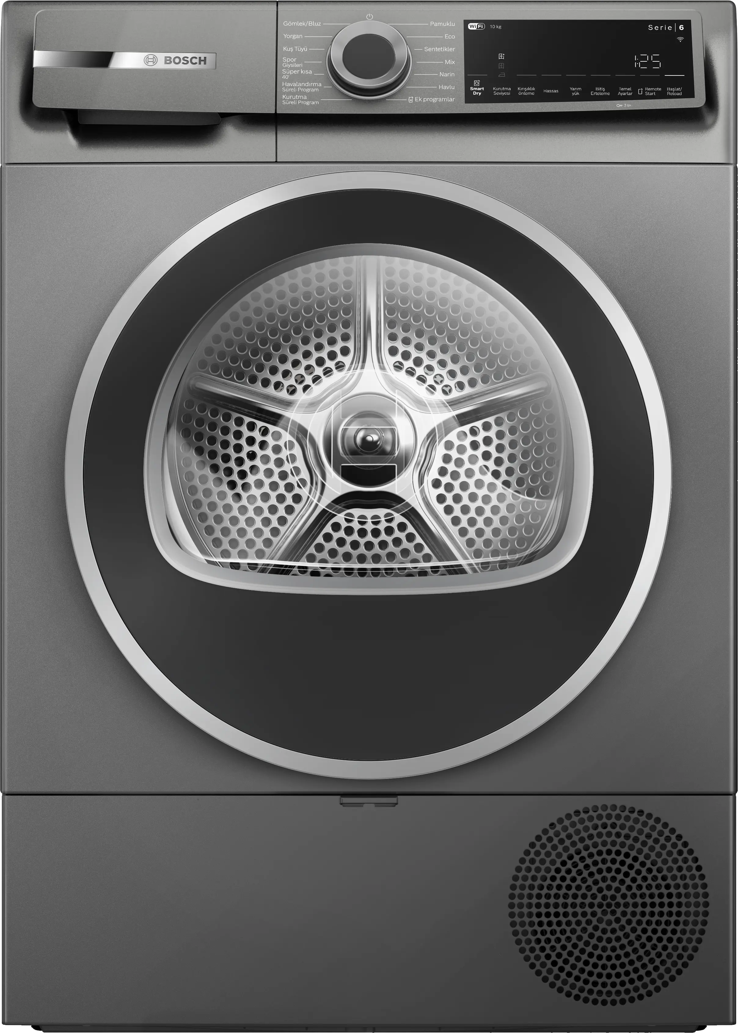 Serie 6 Isı Pompalı Kurutma Makinesi 10 kg Antrasit - Gorsel 1