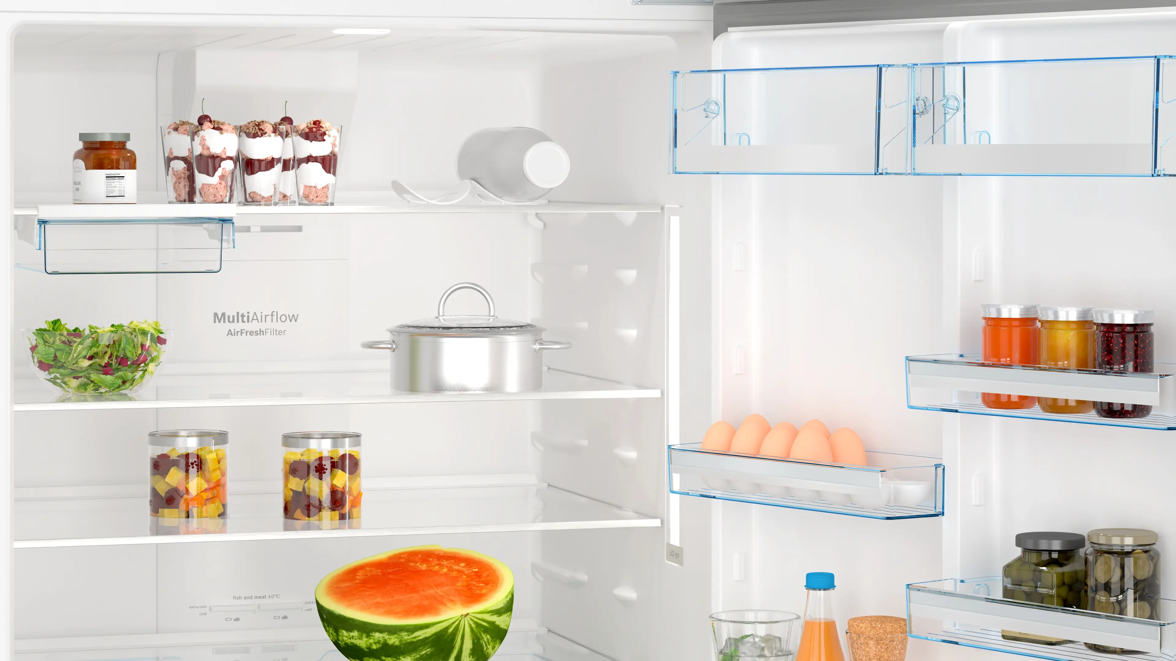 Serie 6 Üstten Donduruculu Buzdolabı 186 x 86 cm Paslanmaz çelik - Gorsel 5