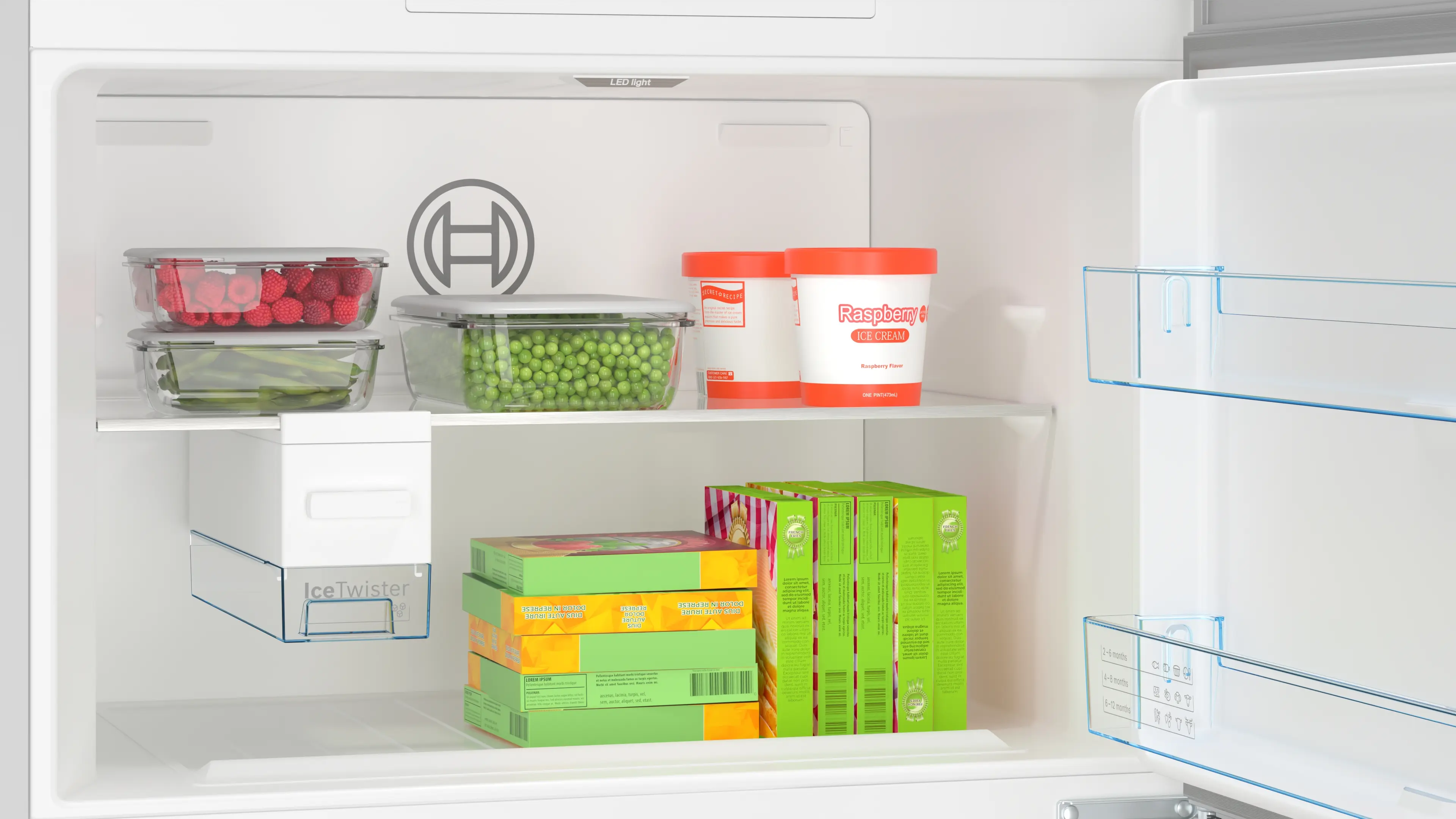 Serie 6 Üstten Donduruculu Buzdolabı 186 x 86 cm Paslanmaz çelik - Gorsel 7