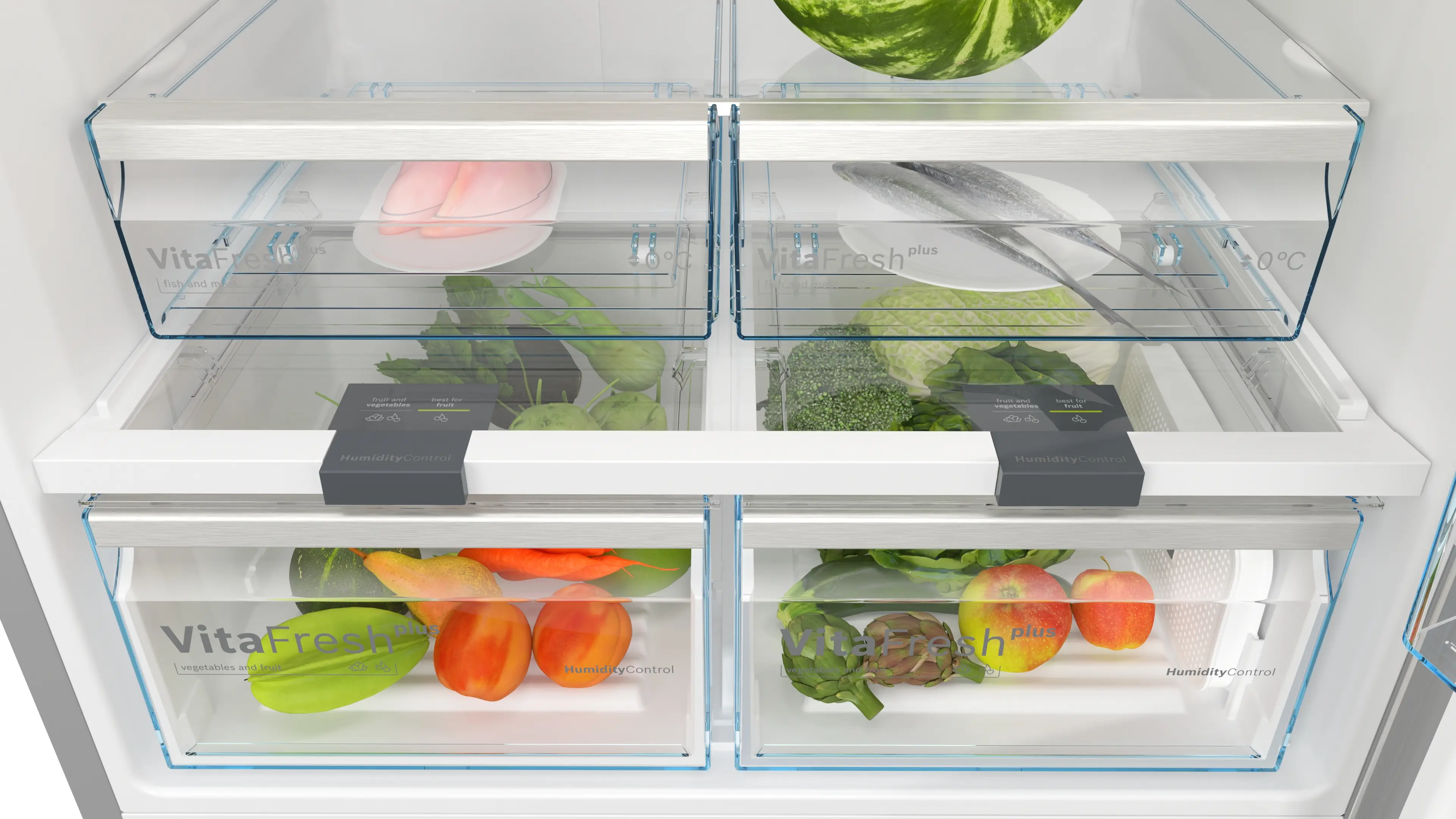 Serie 6 Üstten Donduruculu Buzdolabı 186 x 86 cm Paslanmaz çelik - Gorsel 6