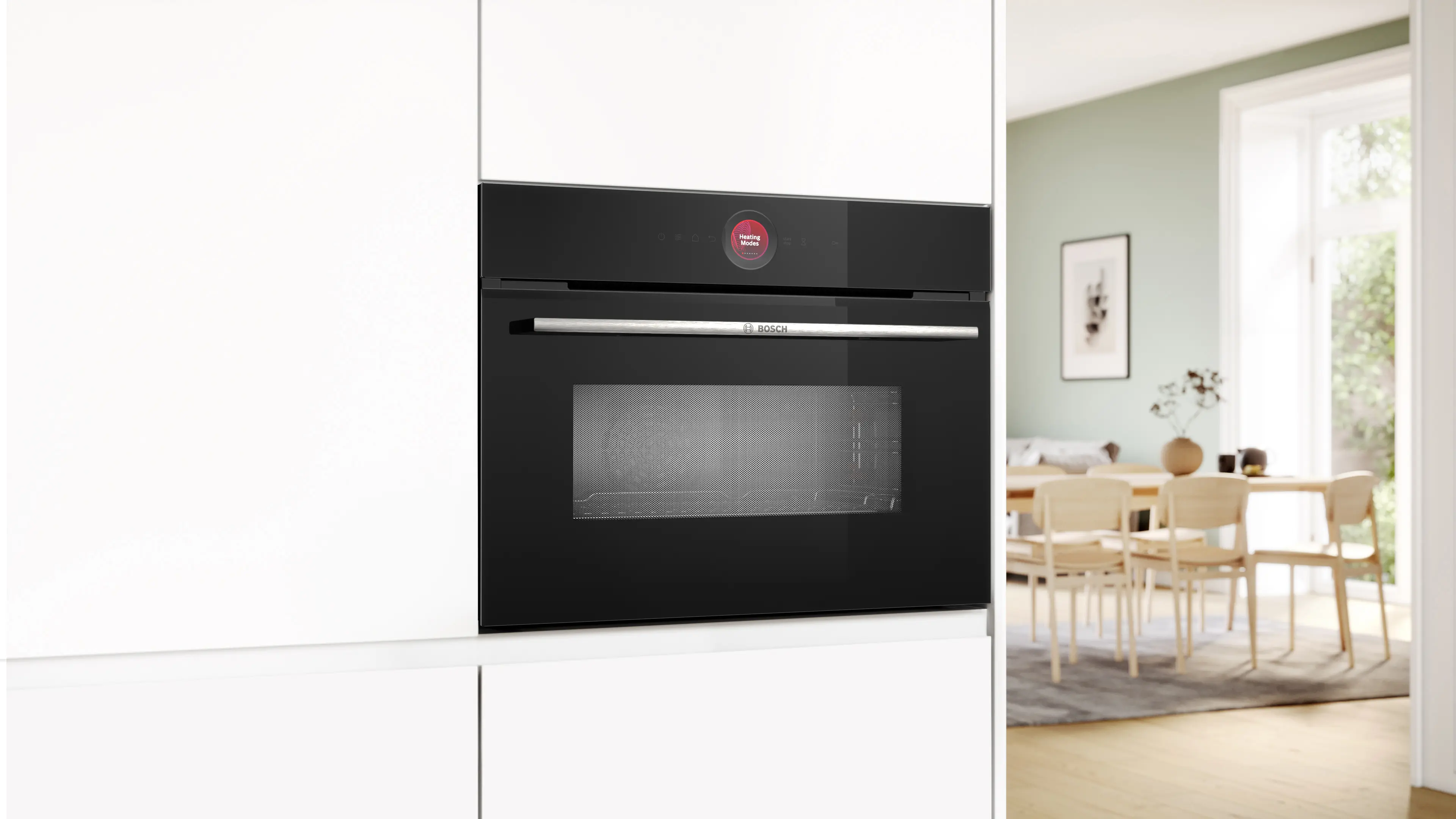 Serie 8 Mikrodalga Fonksiyonlu Kompakt Ankastre Fırın 60 x 45 cm Siyah - Gorsel 5