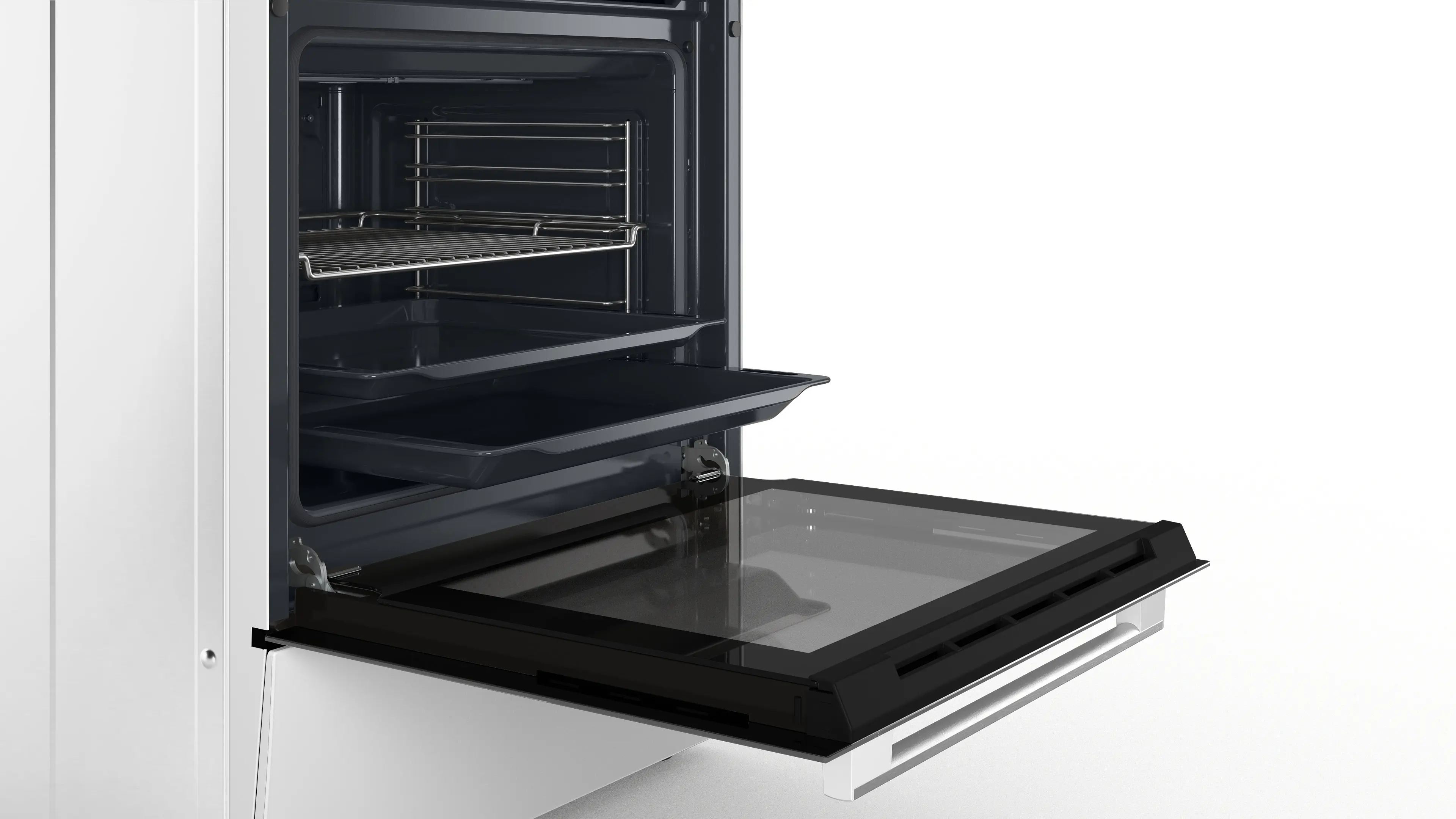 Serie 4 Gazlı/Elektrikli Solo Fırın Beyaz - Gorsel 4