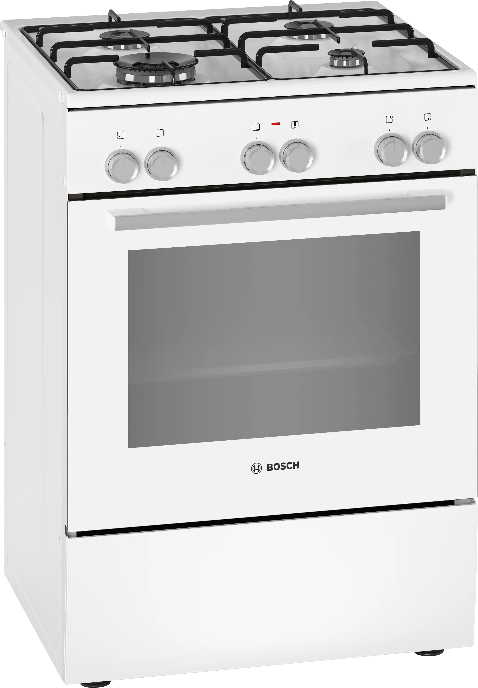 Serie 4 Gazlı/Elektrikli Solo Fırın Beyaz - Gorsel 1