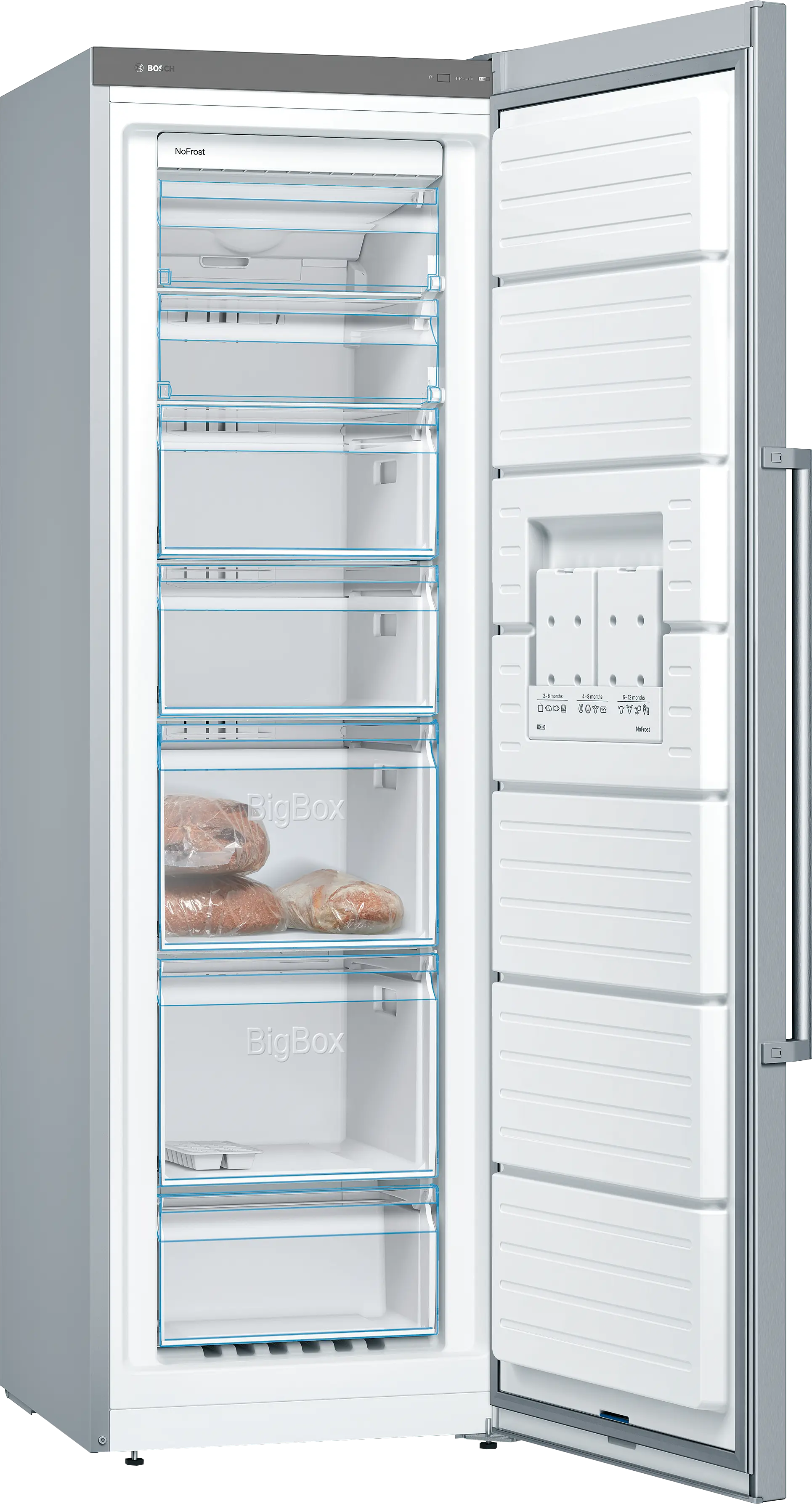 Serie 4 Solo Derin Dondurucu 186 x 60 cm Paslanmaz çelik - Gorsel 2