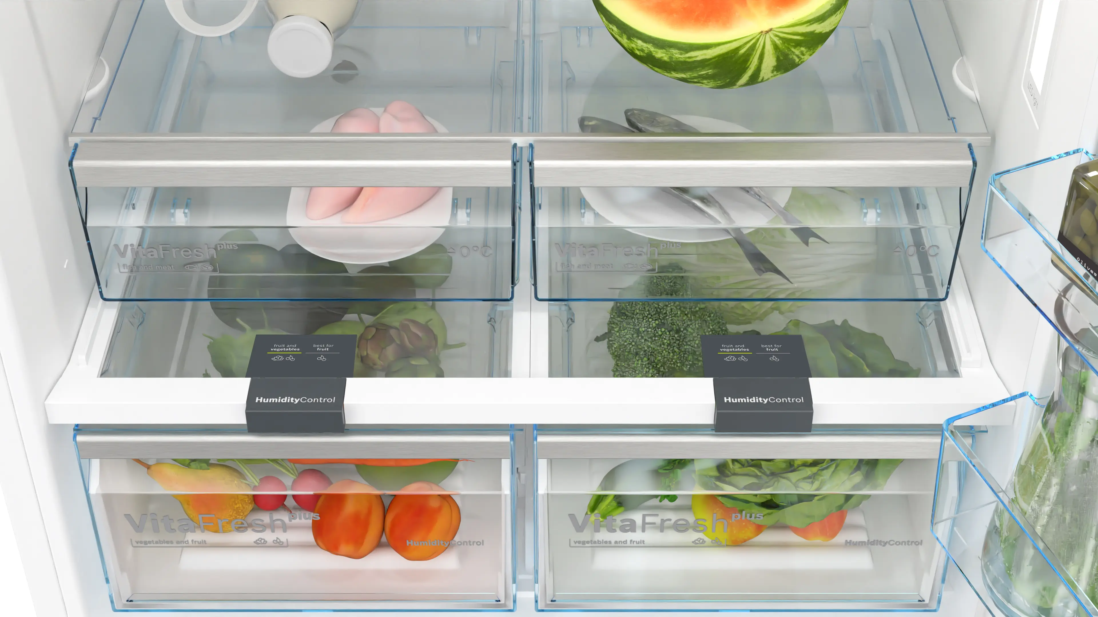 Serie 6 Alttan Donduruculu Buzdolabı 186 x 86 cm Beyaz, Total No Frost - Gorsel 5