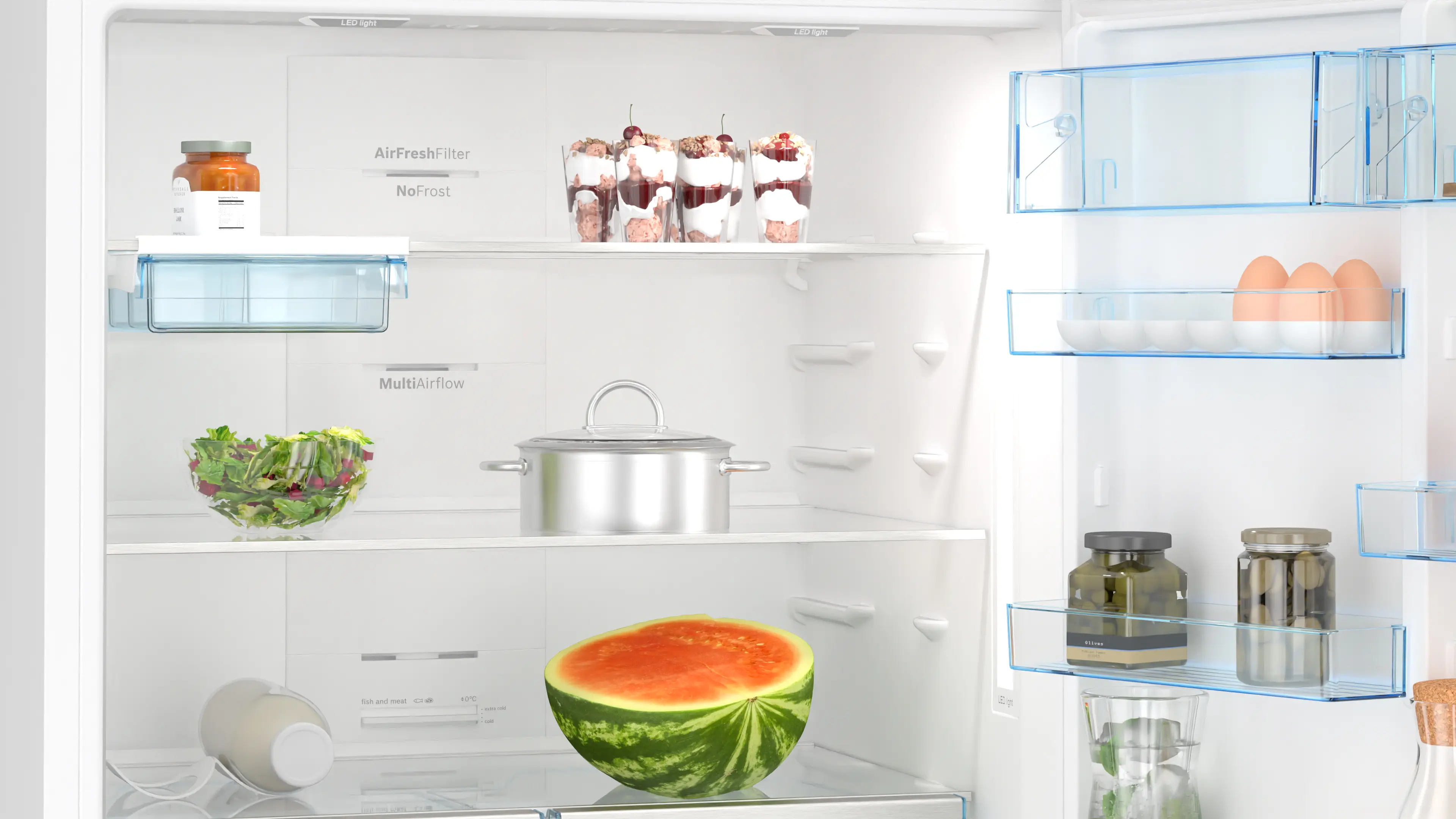 Serie 6 Alttan Donduruculu Buzdolabı 186 x 86 cm Beyaz, Total No Frost - Gorsel 4