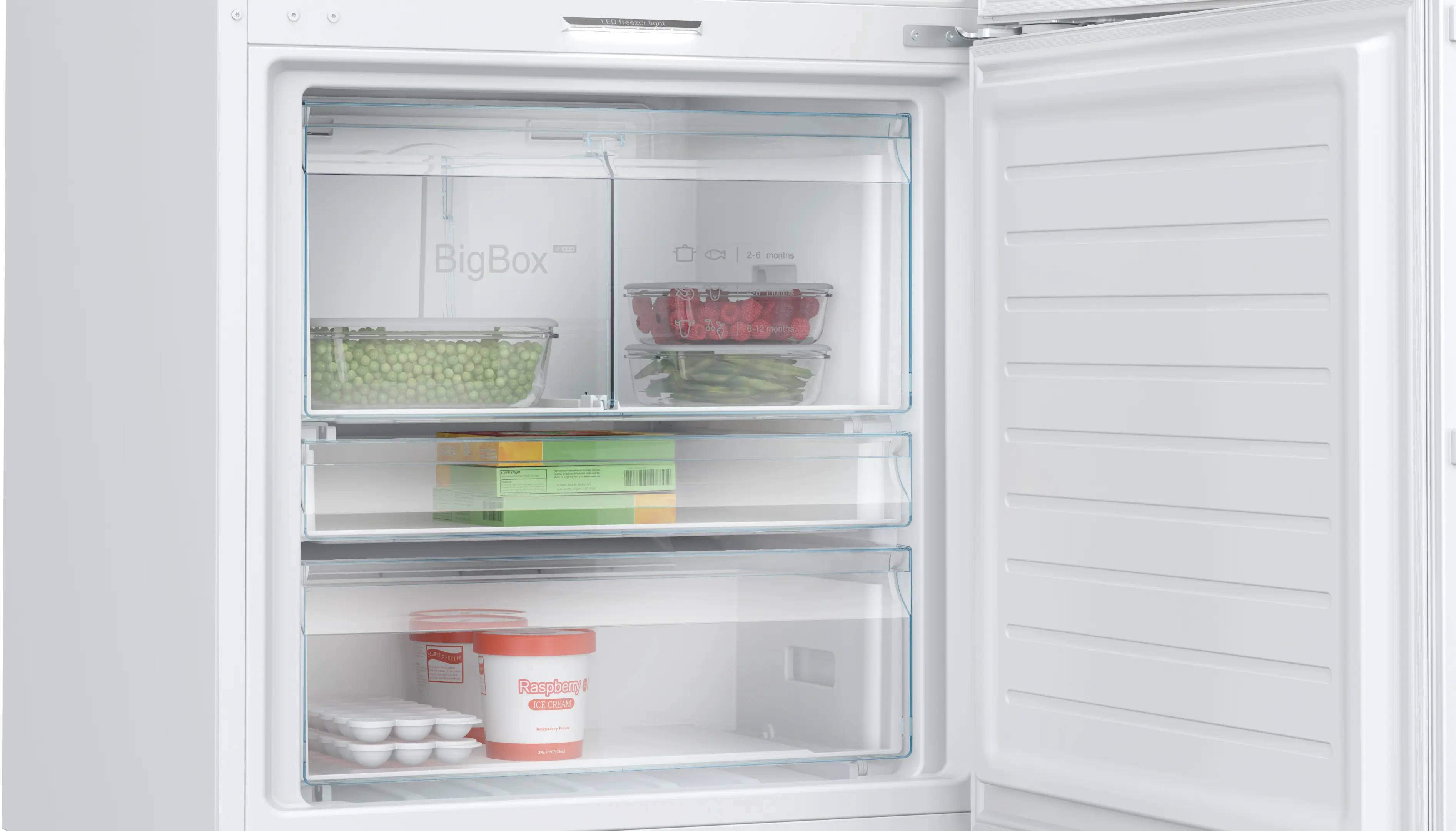 Serie 8 Alttan Donduruculu Buzdolabı 186 x 75 cm Beyaz, Total No Frost - Gorsel 7