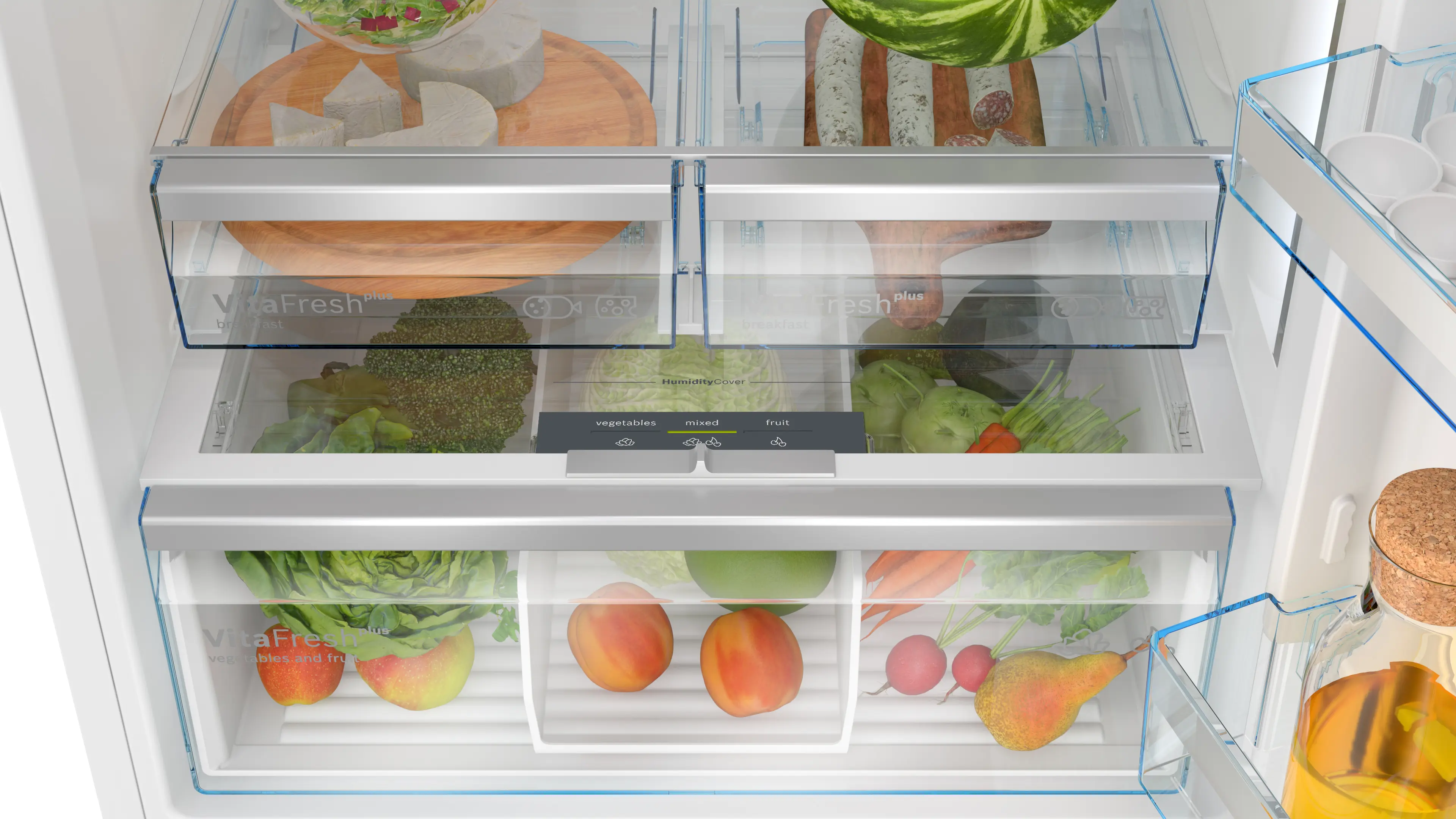 Serie 8 Alttan Donduruculu Buzdolabı 186 x 75 cm Beyaz, Total No Frost - Gorsel 6