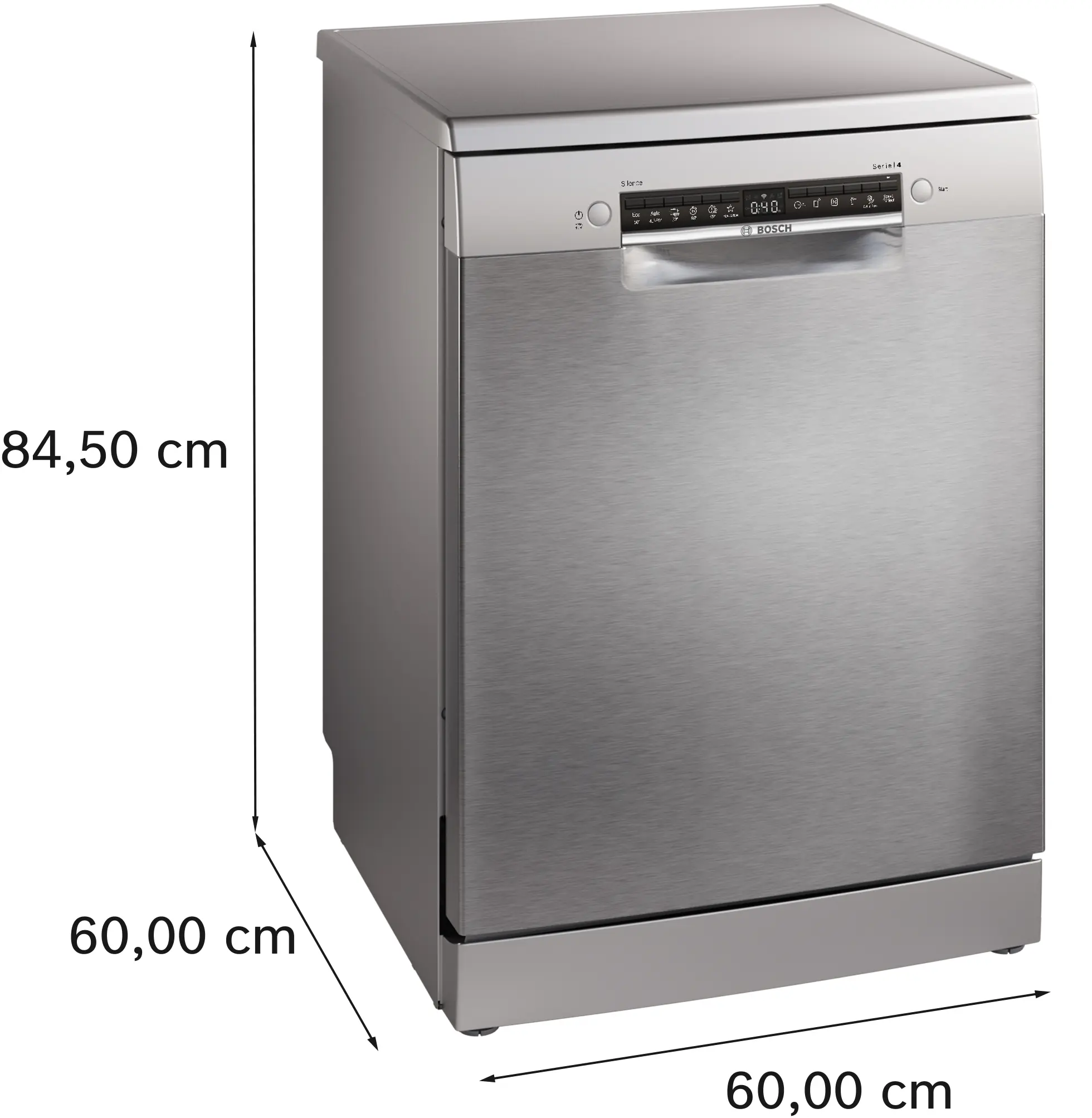 Serie 4 Solo Bulaşık Makinesi 60 cm Kolay Temizlenebilir Inox - Gorsel 4