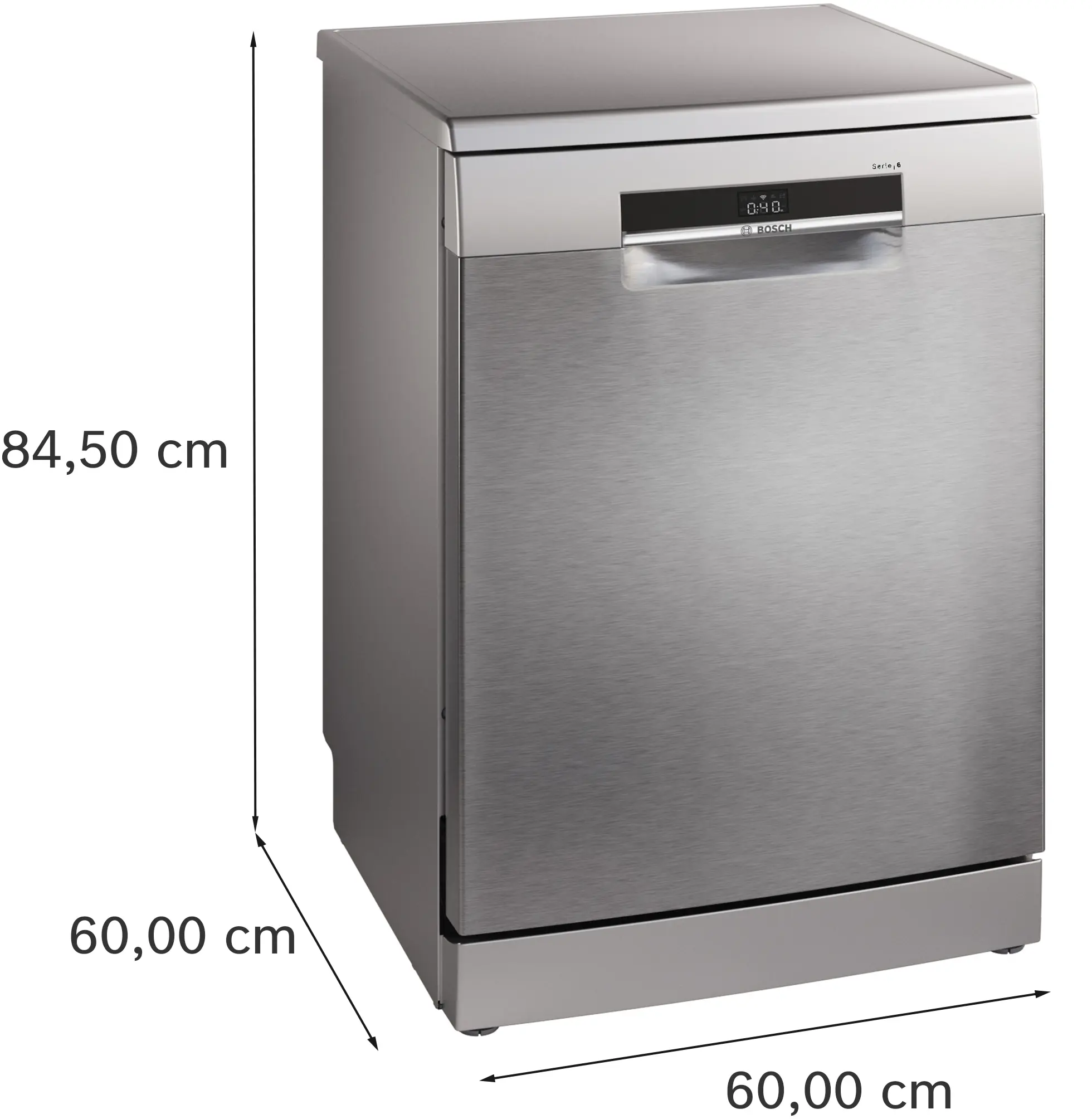Serie 6 Solo Bulaşık Makinesi 60 cm Kolay Temizlenebilir Inox - Gorsel 4