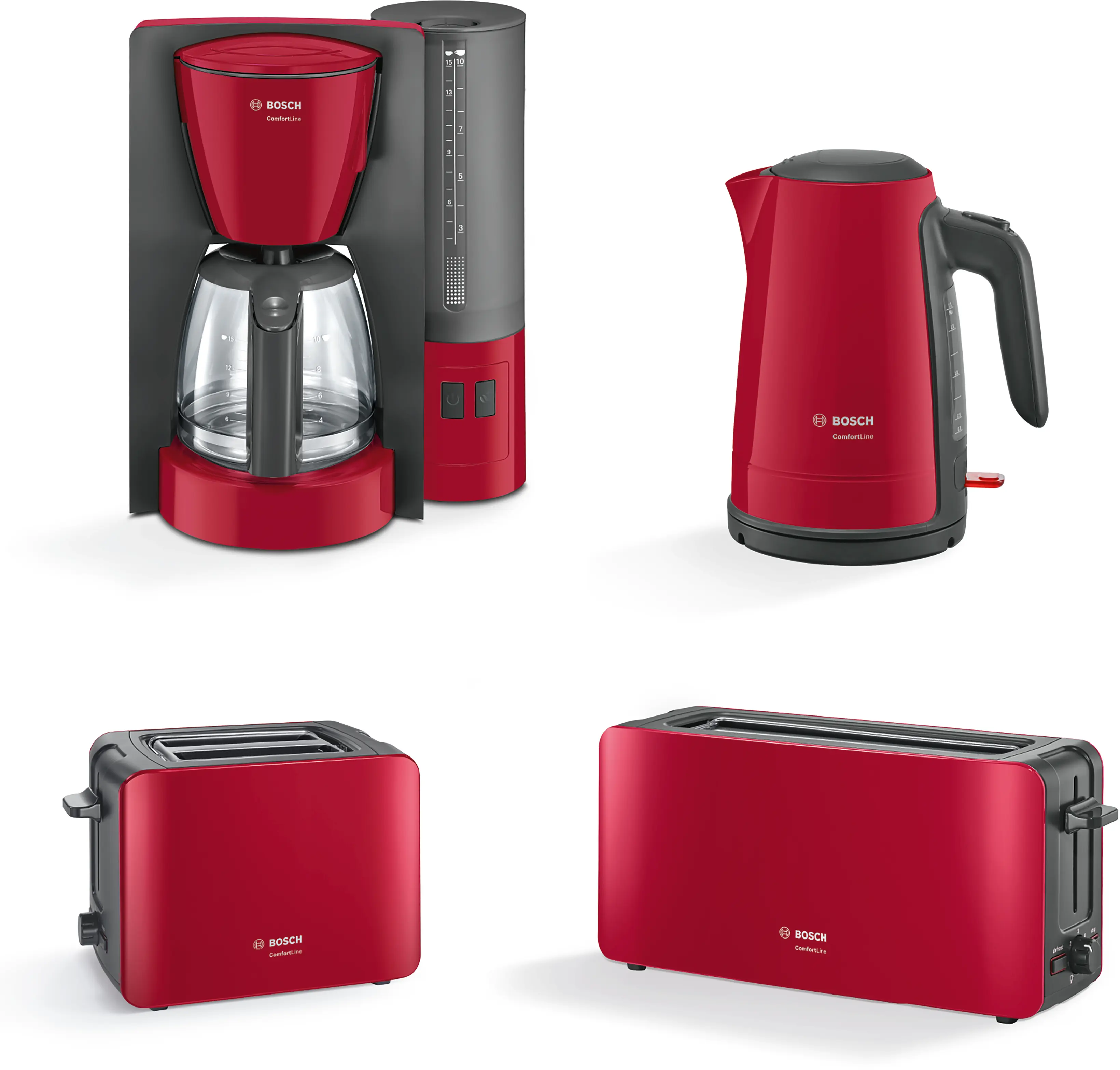 TKA6A044 Filtre Kahve Makinesi ComfortLine Kırmızı - Gorsel 10