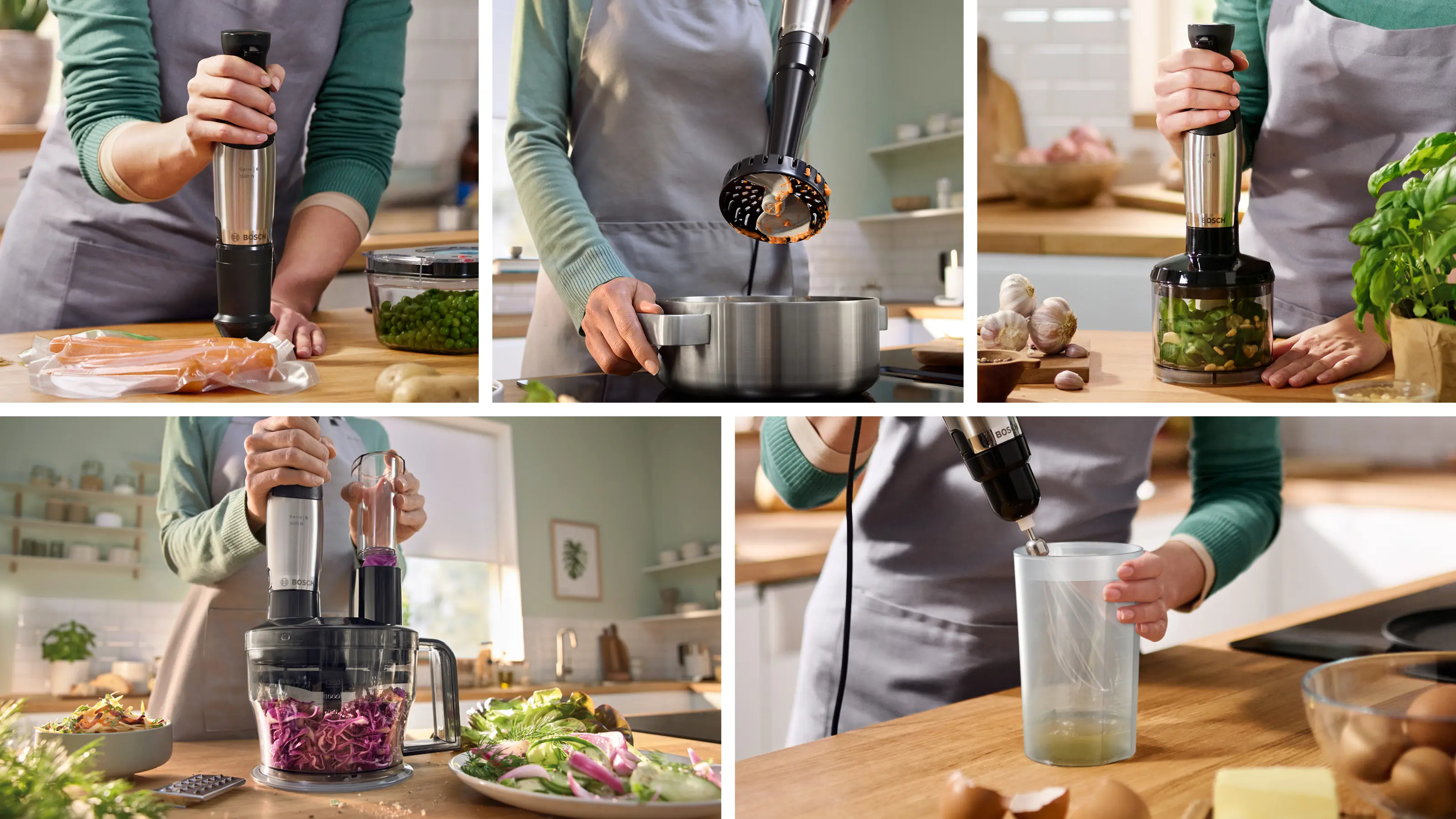 Serie 6 El Blenderı ErgoMaster 1600 W Paslanmaz çelik - Gorsel 11