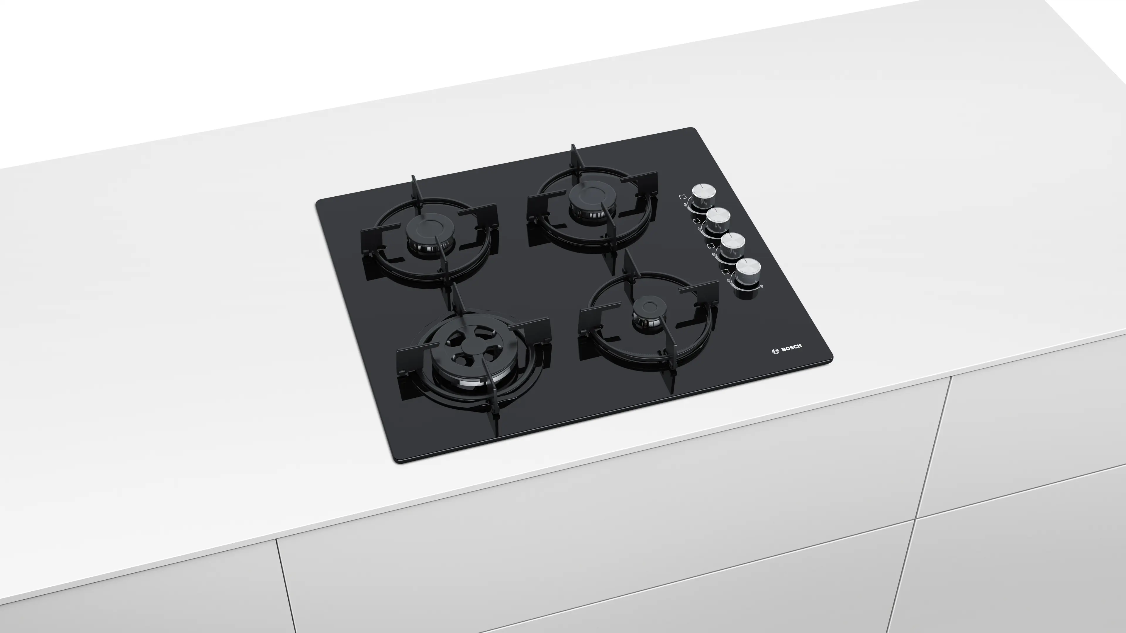 Serie 2 Gazlı Ocak 60 cm Sert cam, Siyah - Gorsel 5