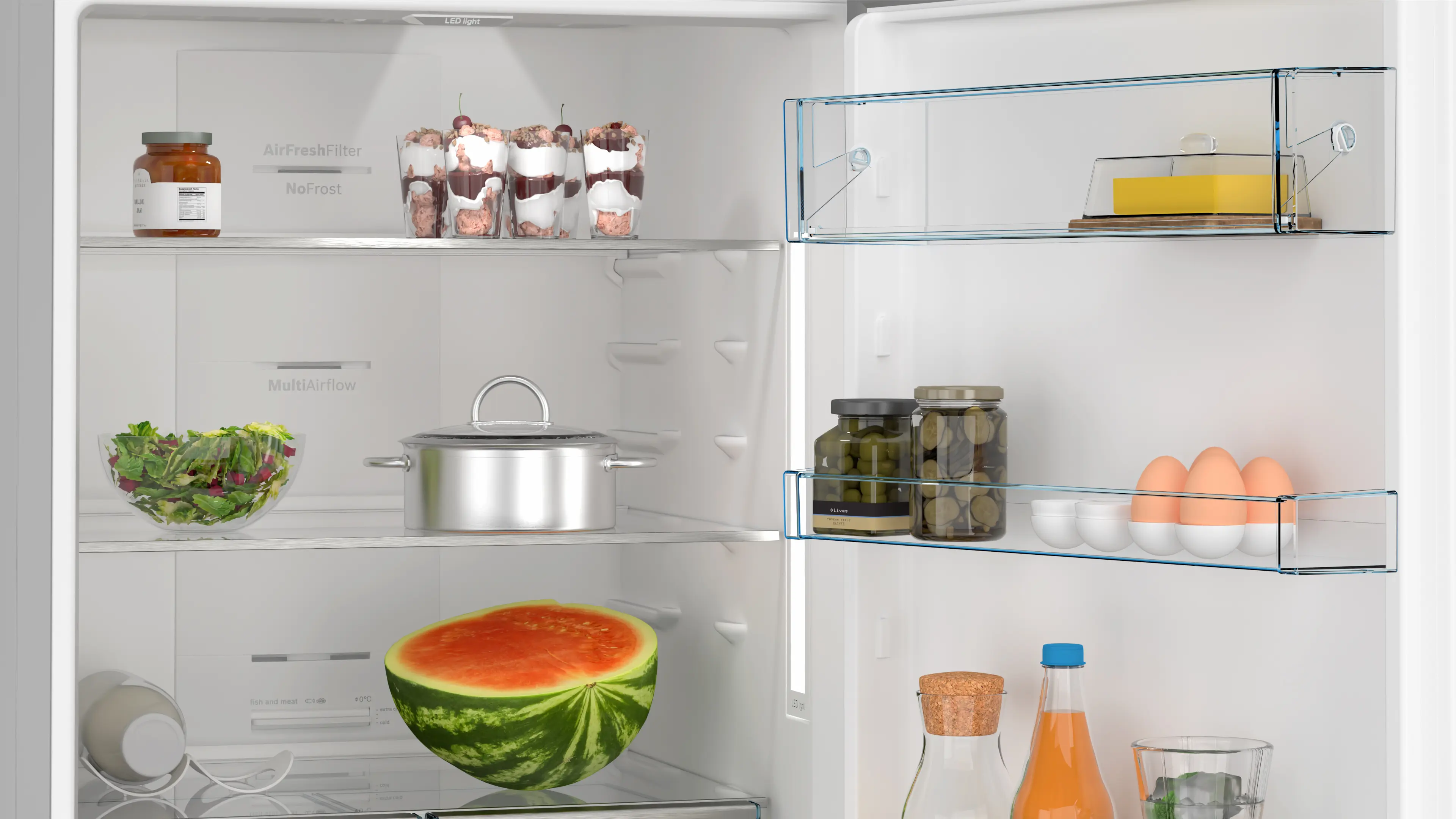 Serie 4 Alttan Donduruculu Buzdolabı 186 x 70 cm Paslanmaz çelik - Gorsel 4