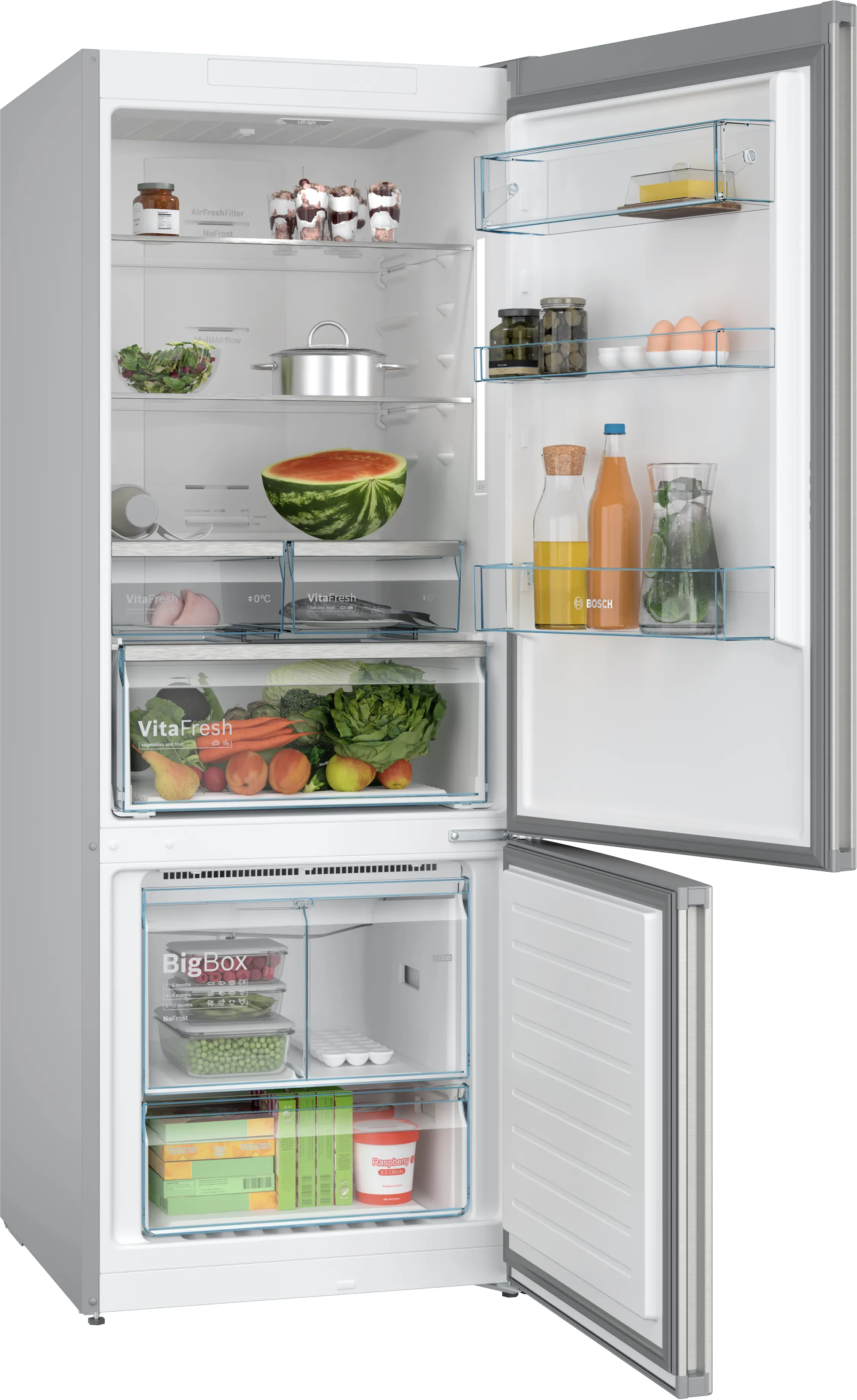 Serie 4 Alttan Donduruculu Buzdolabı 186 x 70 cm Paslanmaz çelik - Gorsel 2