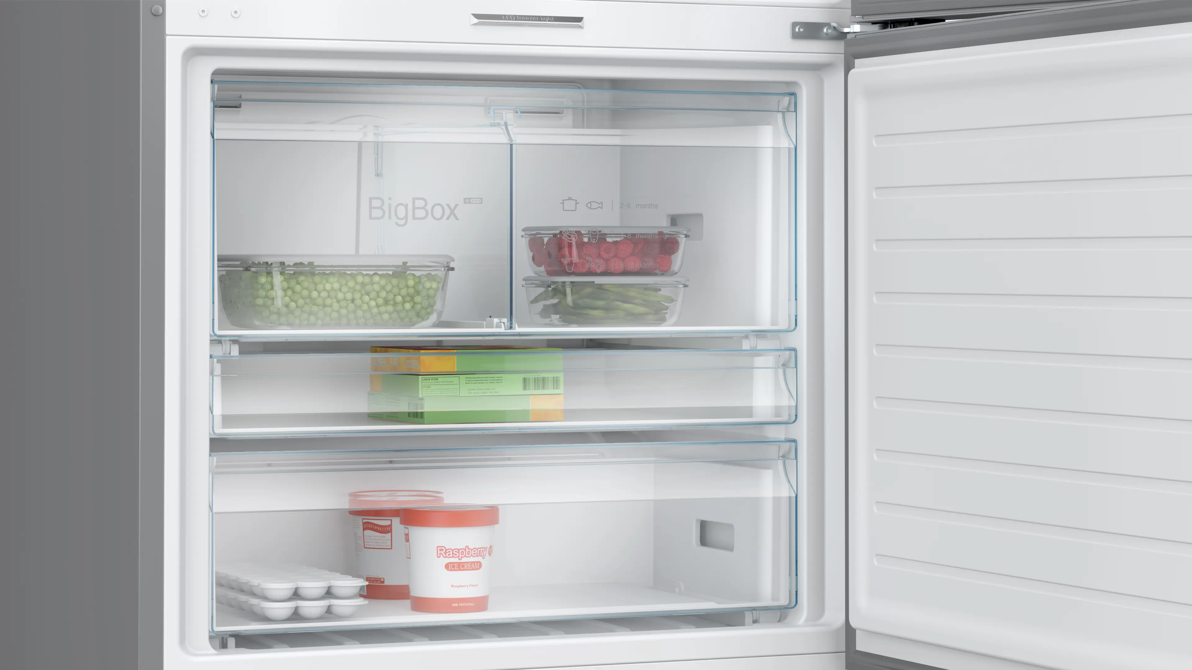 Serie 8 Alttan Donduruculu Buzdolabı 186 x 86 cm Paslanmaz çelik - Gorsel 6