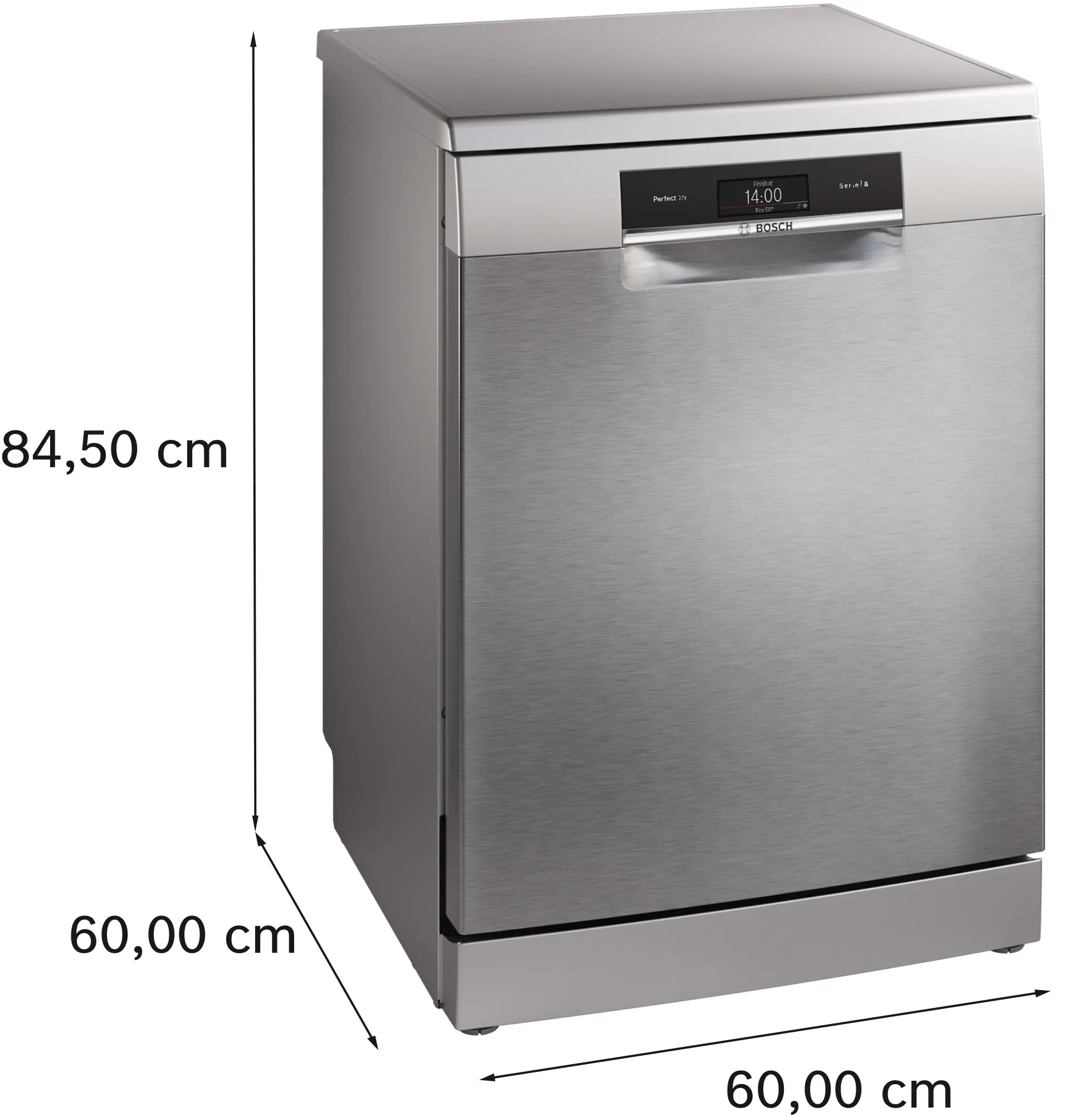 Serie 8 Solo Bulaşık Makinesi 60 cm Kolay Temizlenebilir Inox - Gorsel 5