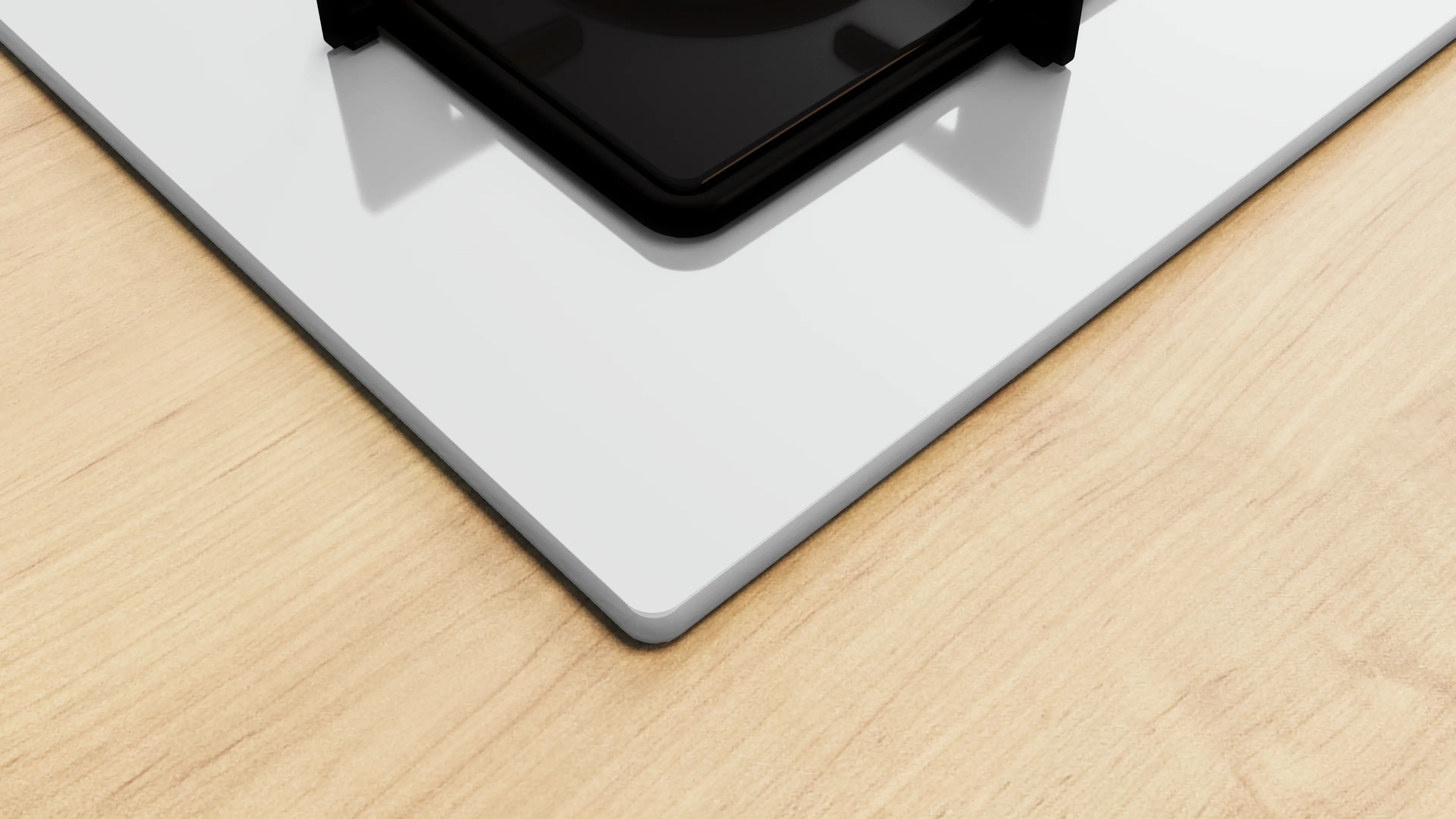 Serie 4 Gazlı Ocak 67 cm Sert cam, Beyaz - Gorsel 4