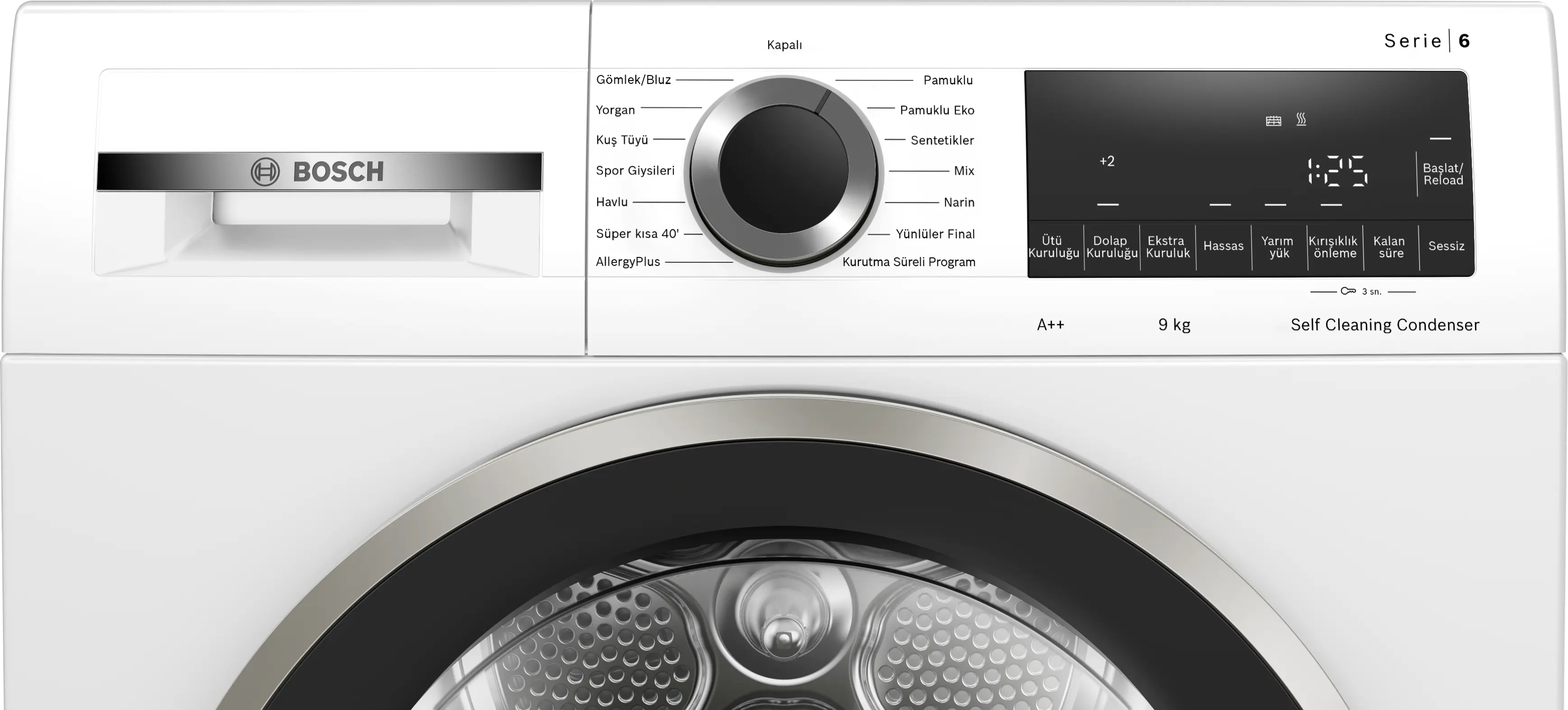 Serie 6 Isı Pompalı Kurutma Makinesi 9 kg - Gorsel 3