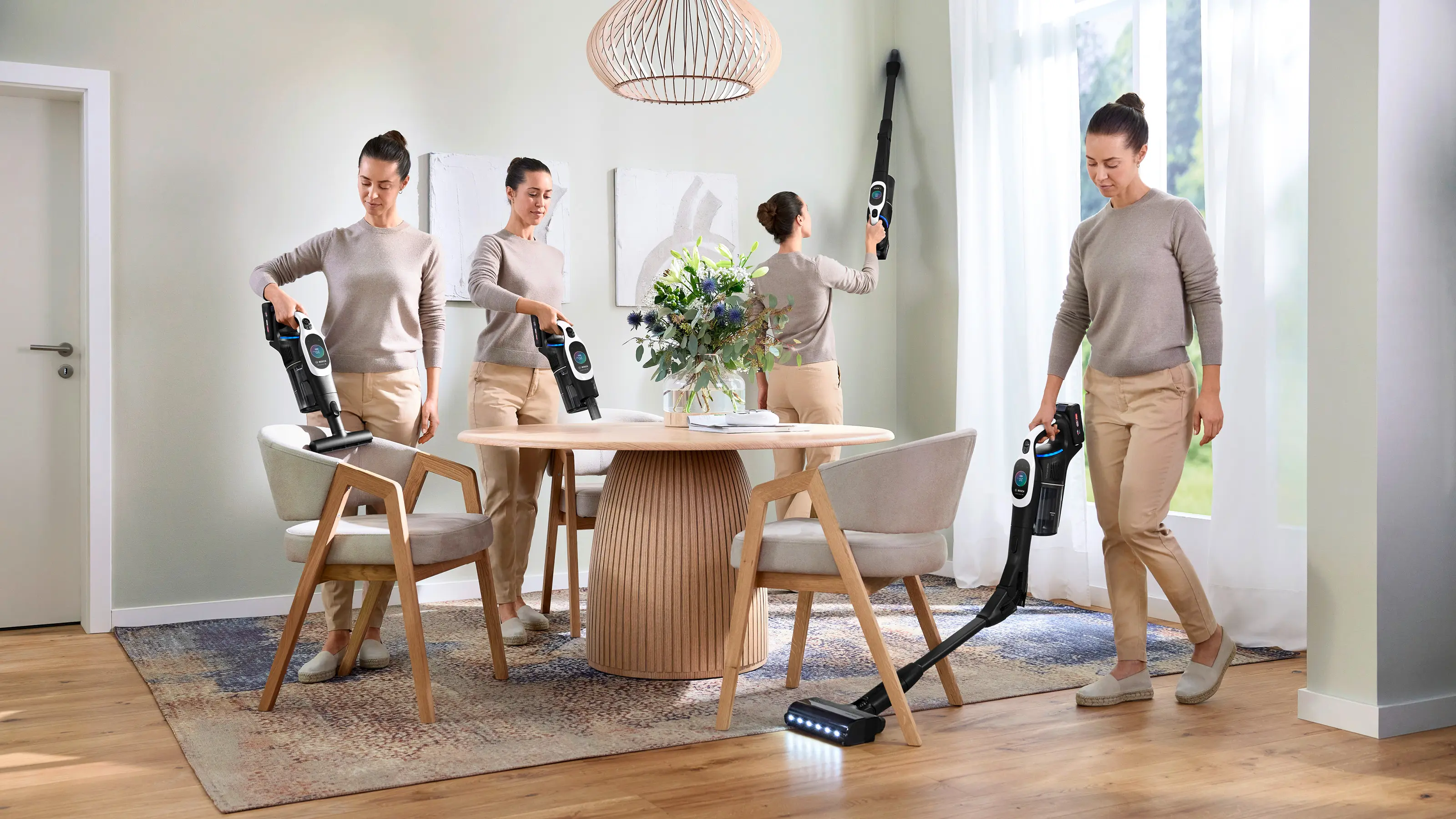 BCS1041WAC Şarjlı Süpürge Unlimited 10 Beyaz - Gorsel 5