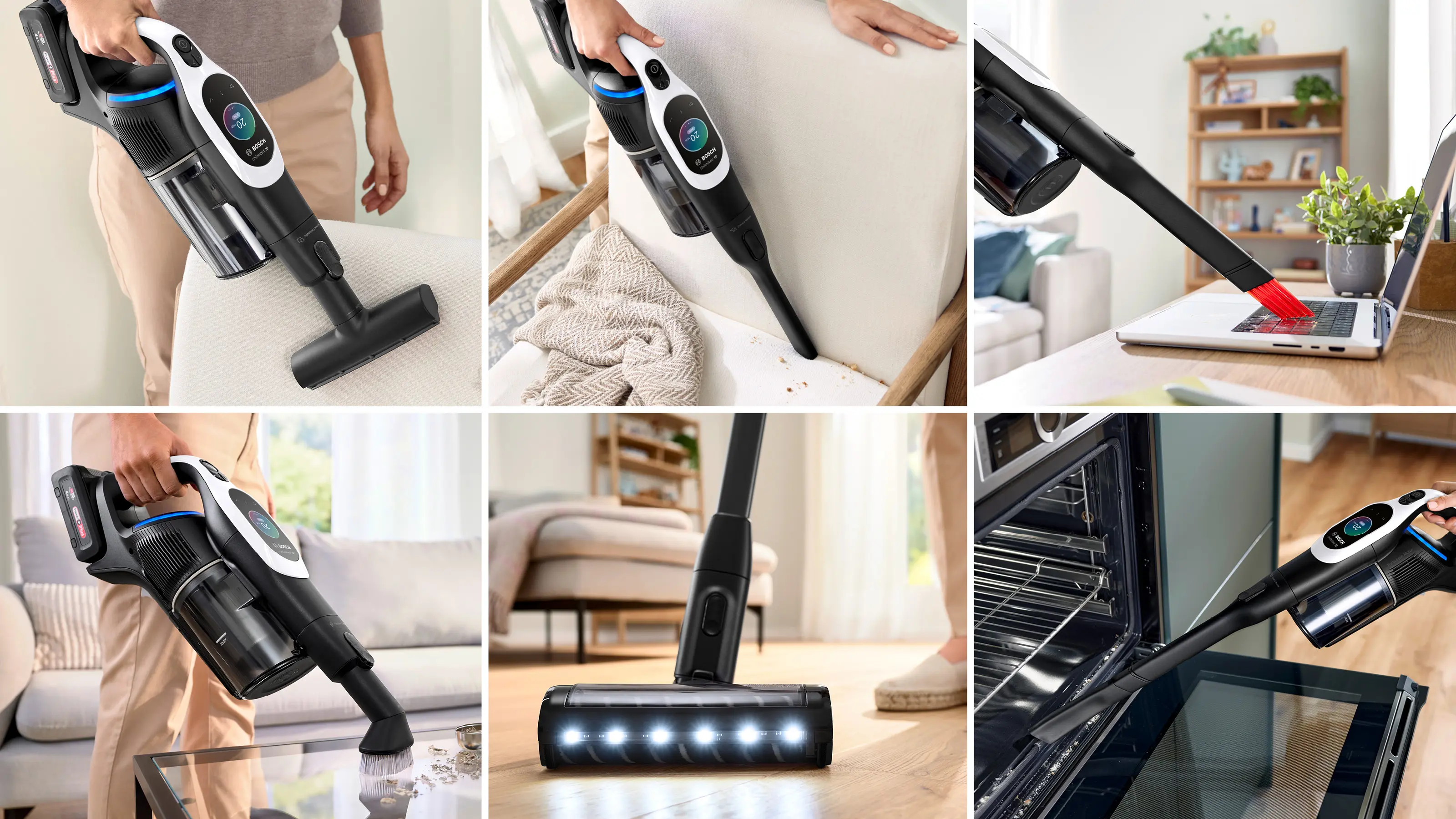 BCS1041WAC Şarjlı Süpürge Unlimited 10 Beyaz - Gorsel 7