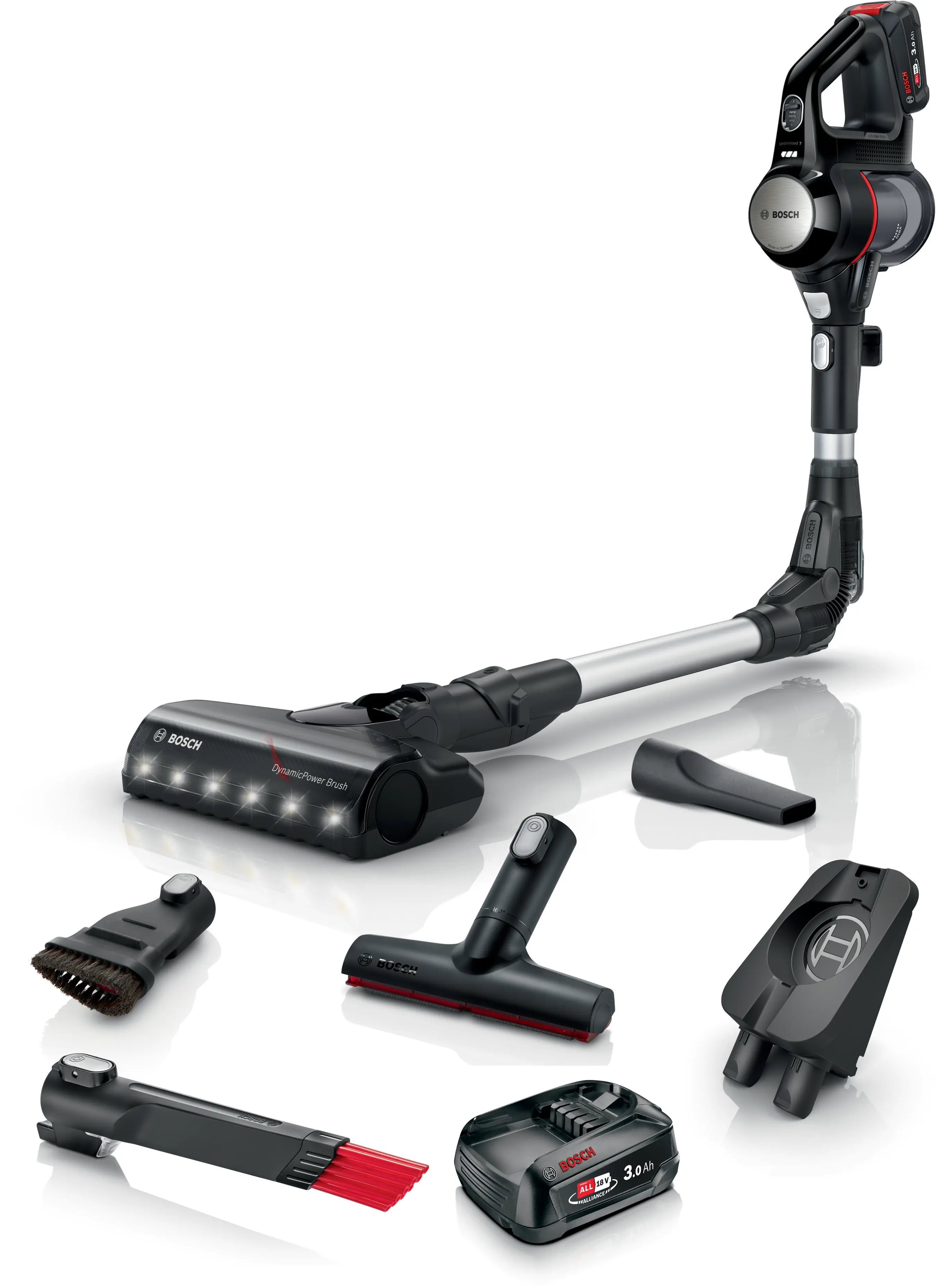 BCS712XXL Şarjlı Süpürge Unlimited 7 Siyah - Gorsel 1