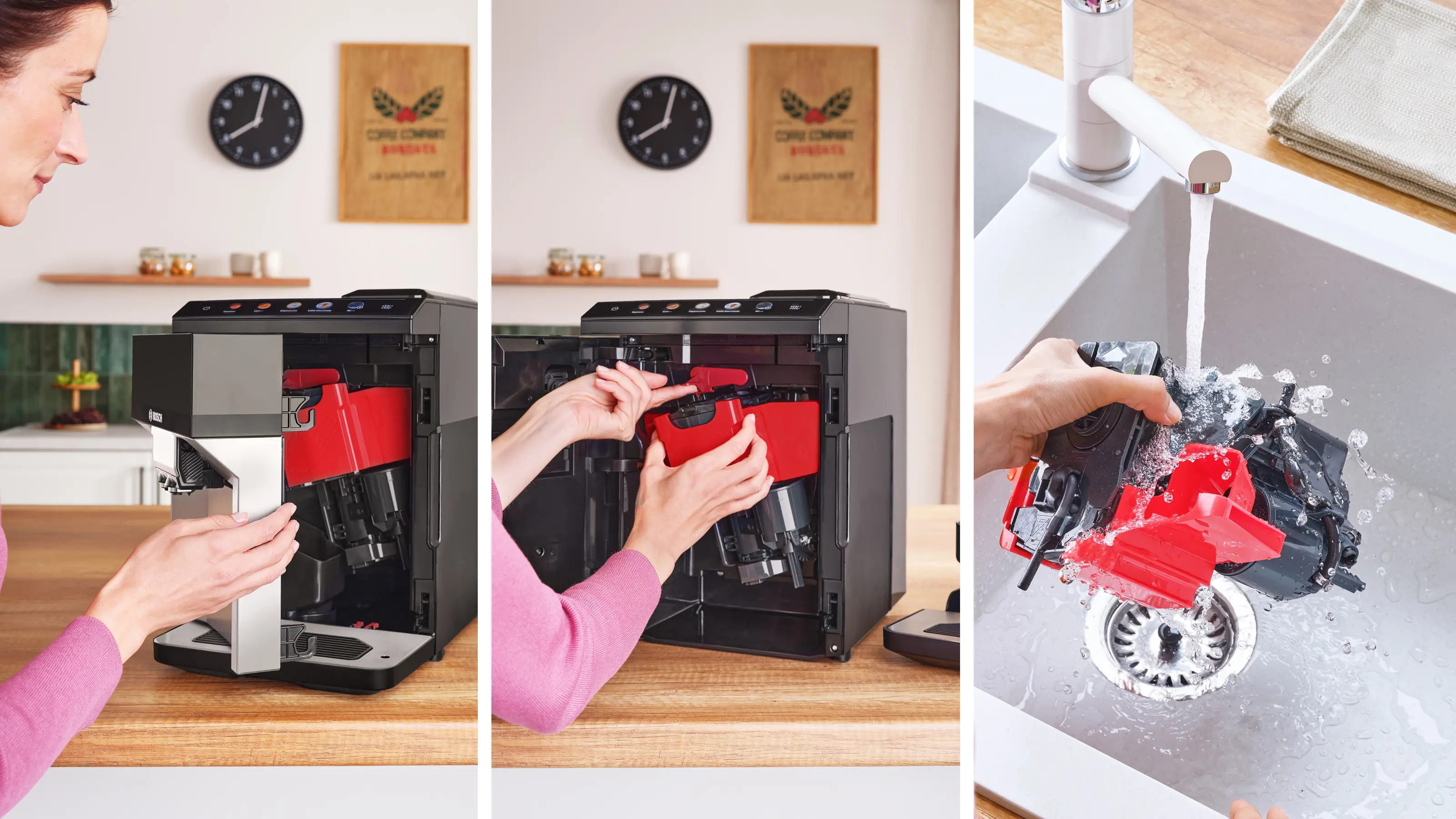 Serie 4 Tam Otomatik Kahve Makinesi VeroCafe Metalik inoks gümüş, Piyano siyah - Gorsel 11