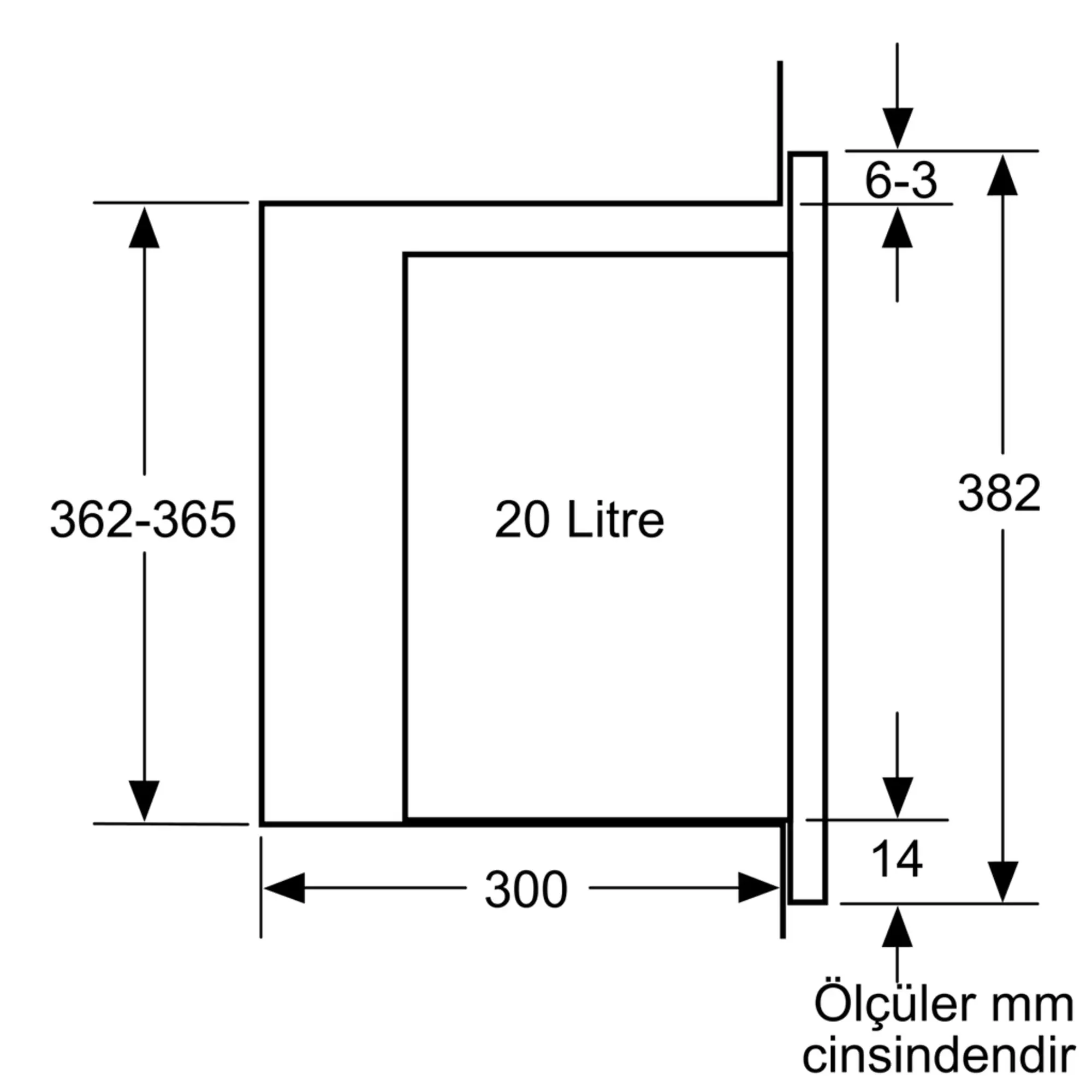 Serie 4 Ankastre Mikrodalga Siyah - Gorsel 8