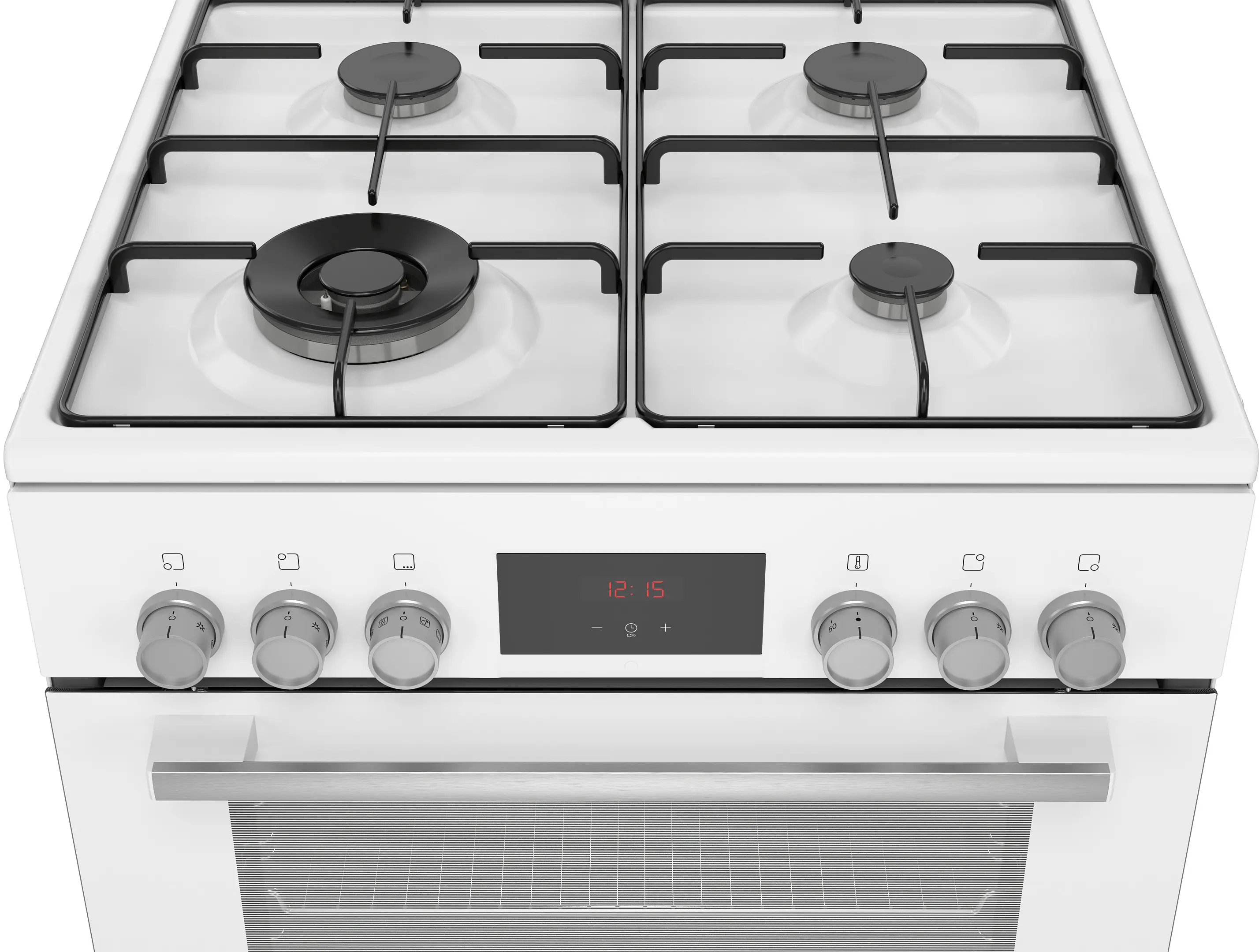 Serie 6 Gazlı/Elektrikli Solo Fırın Beyaz - Gorsel 2