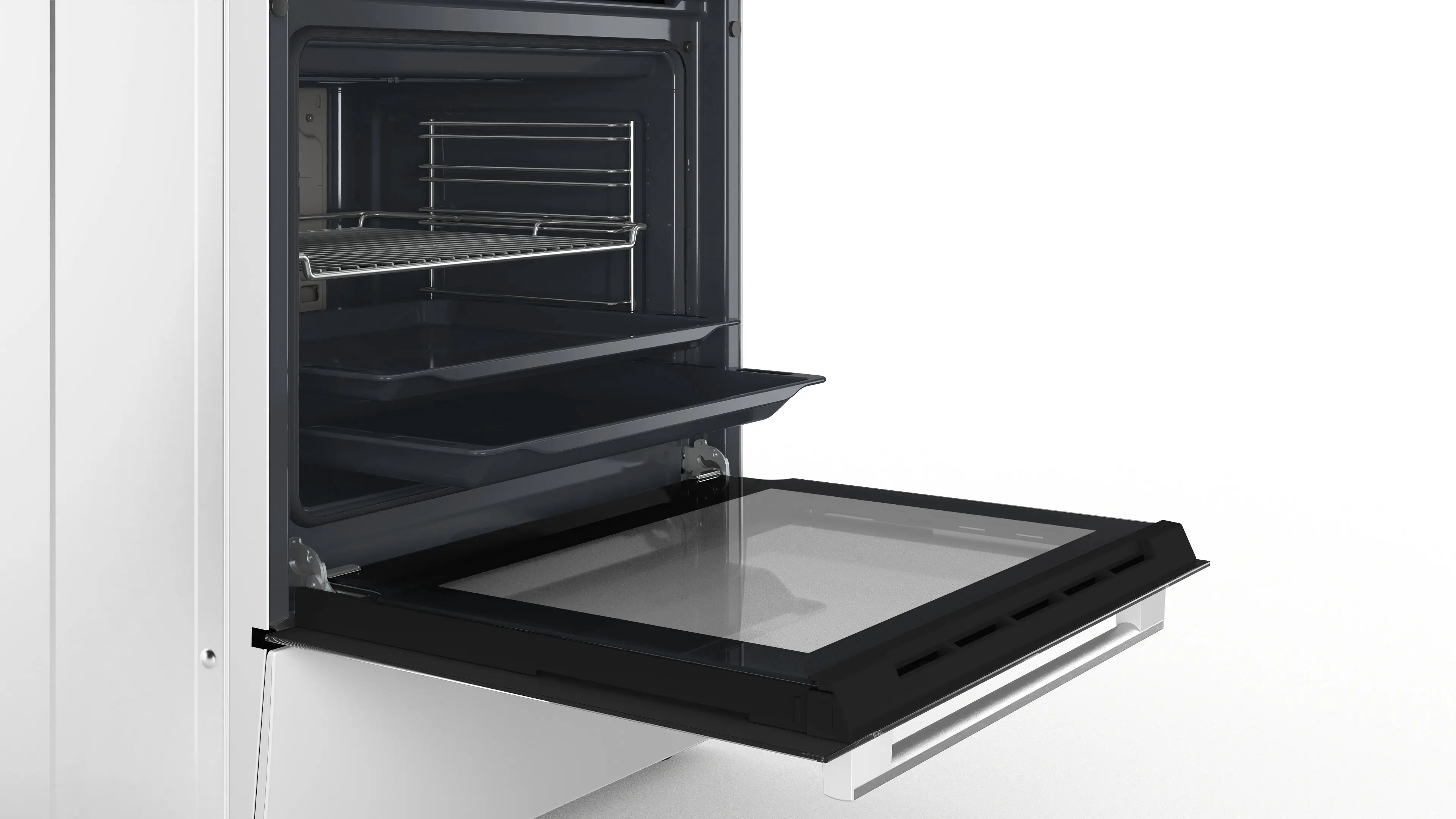 Serie 6 Gazlı/Elektrikli Solo Fırın Beyaz - Gorsel 4