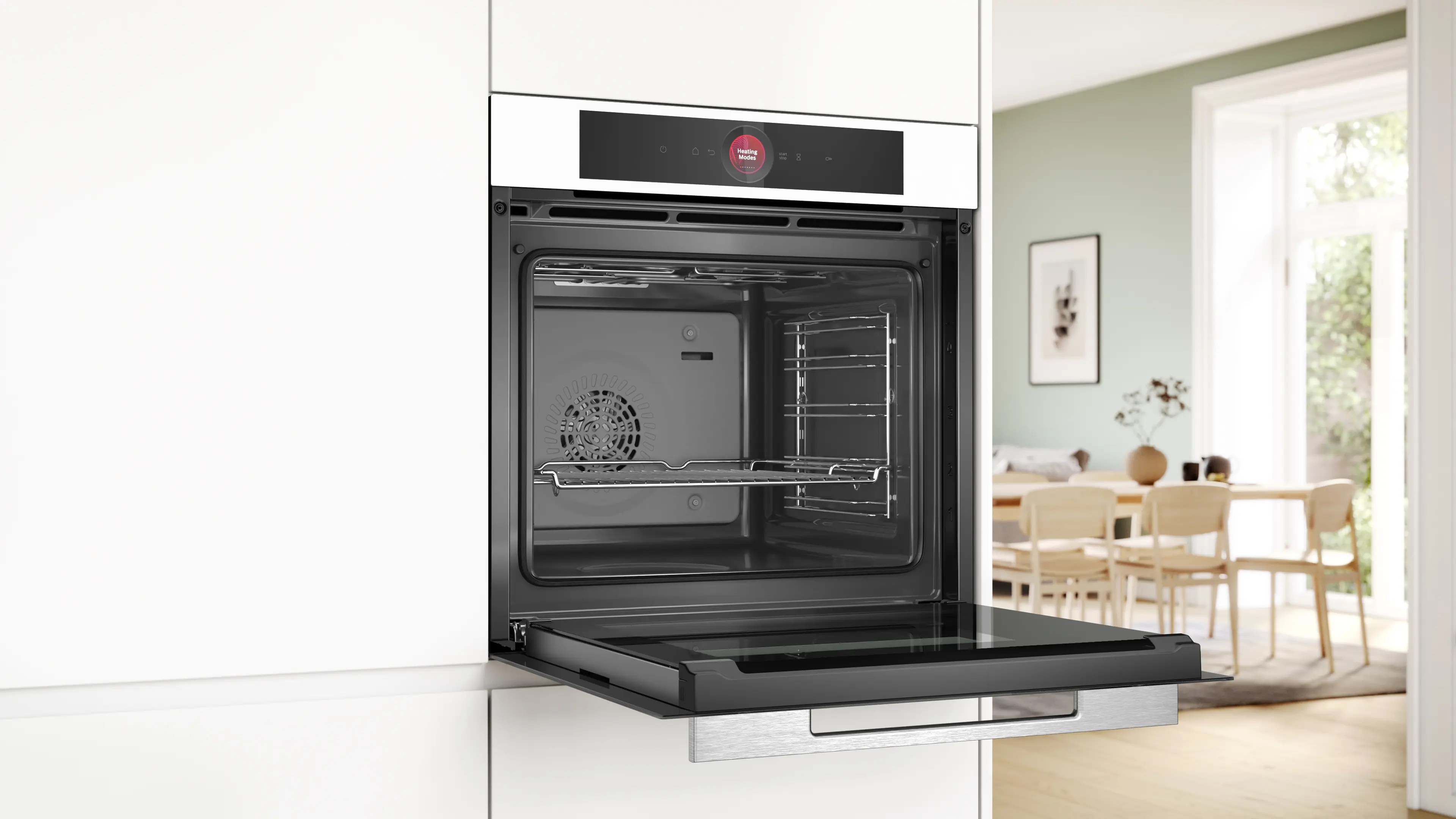 Serie 8 Ankastre Fırın 60 x 60 cm Beyaz - Gorsel 4