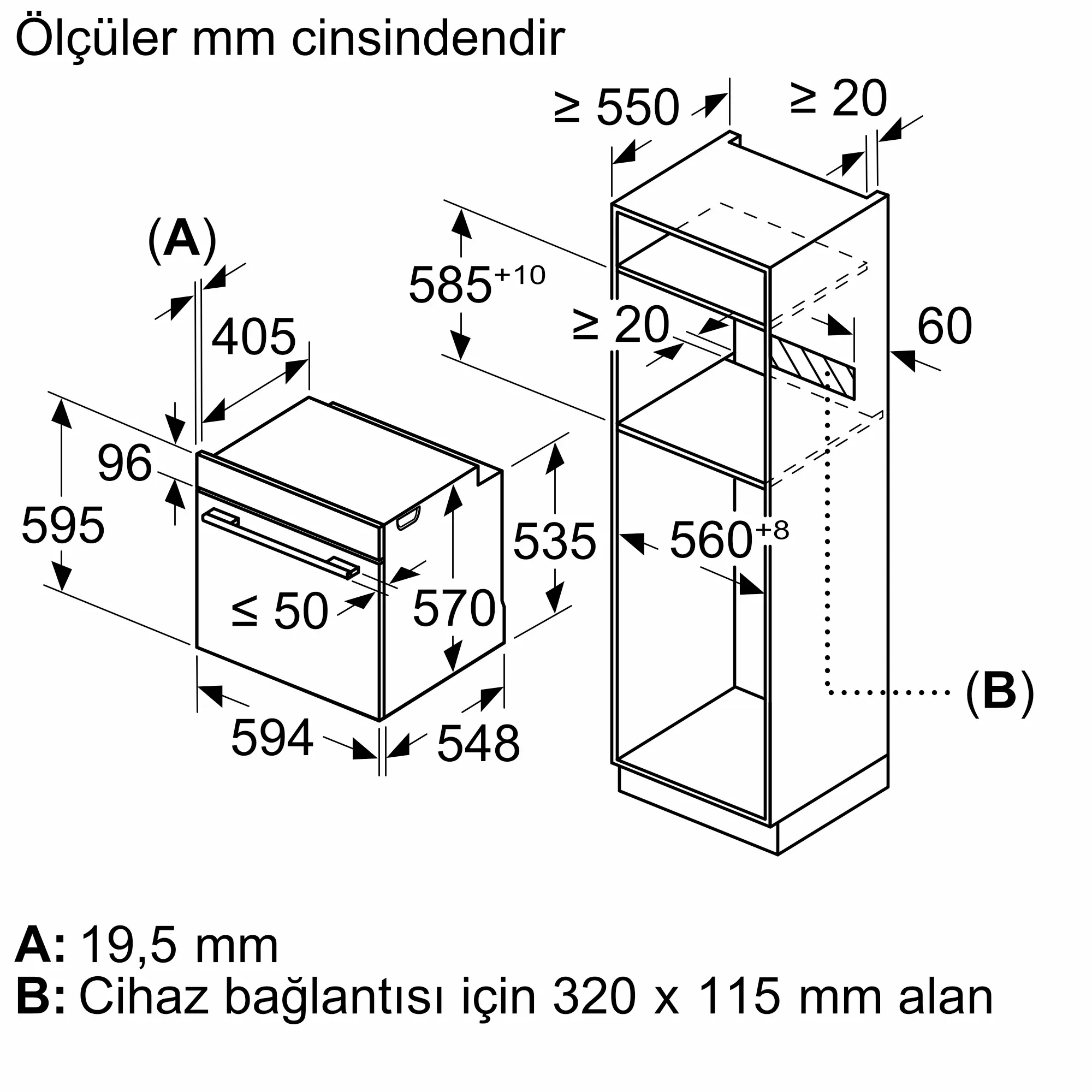 Serie 4 Buhar Destekli Ankastre Fırın 60 x 60 cm Black Inox - Gorsel 11