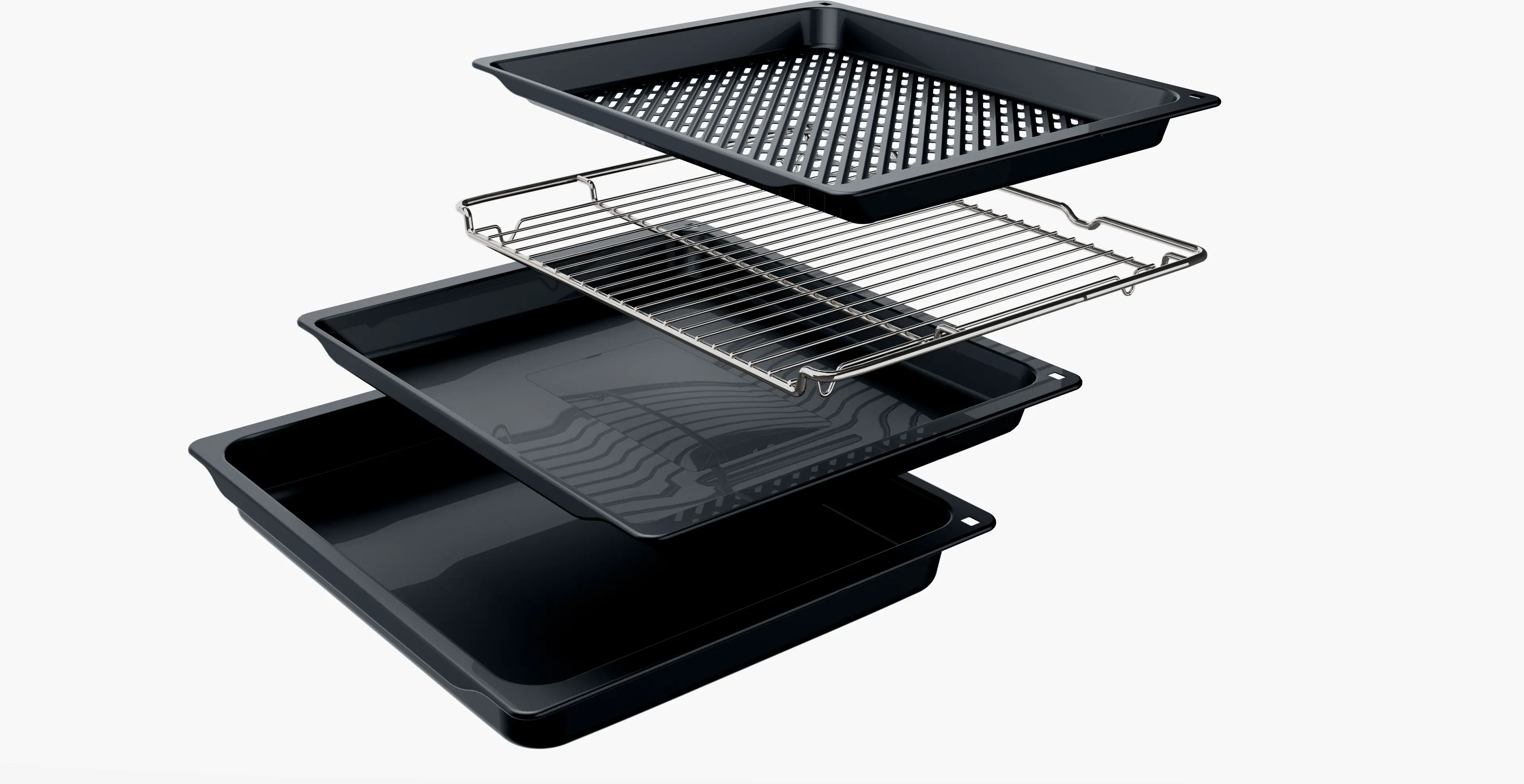 Serie 4 Buhar Destekli Ankastre Fırın 60 x 60 cm Black Inox - Gorsel 5