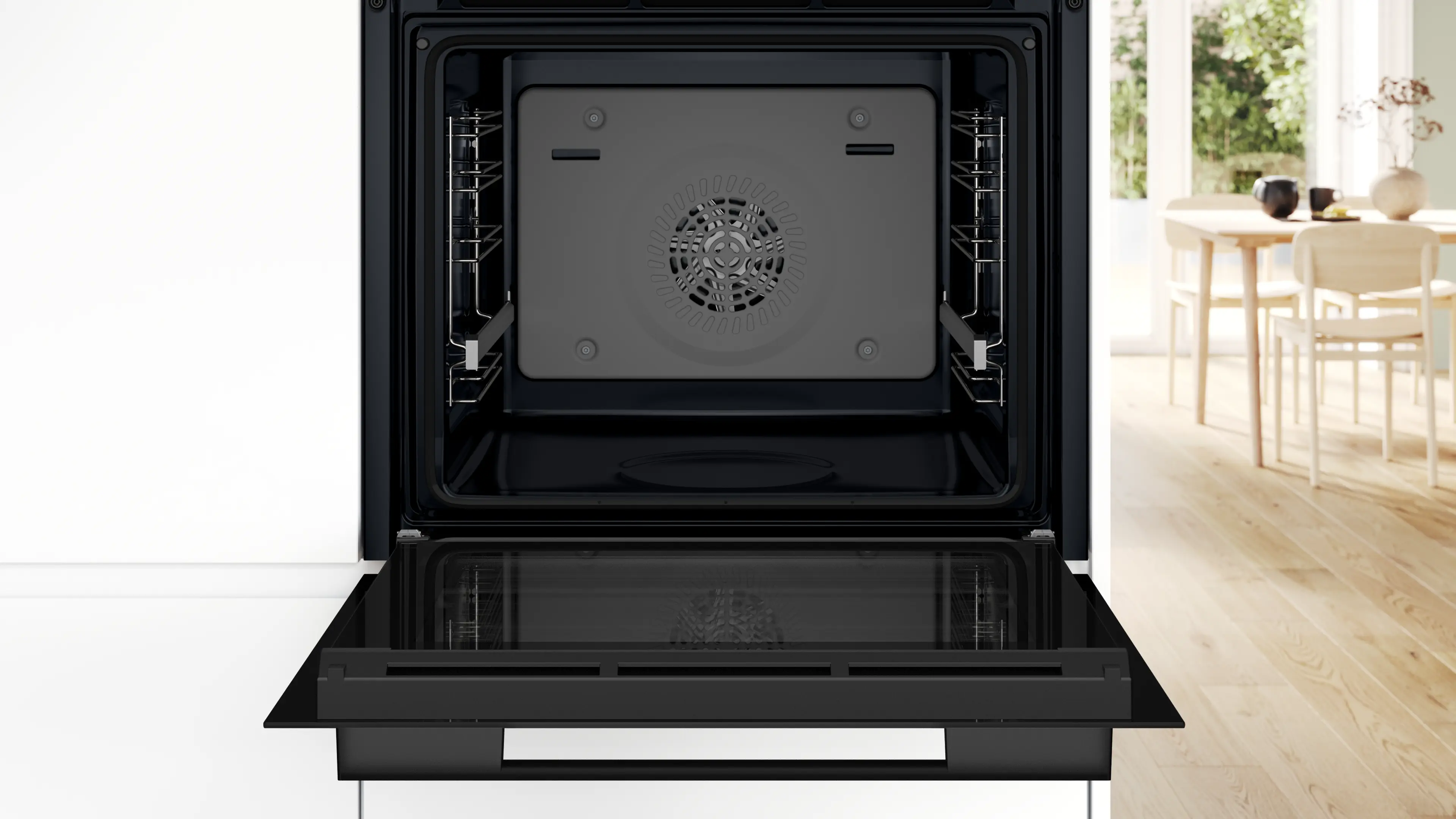 Serie 4 Buhar Destekli Ankastre Fırın 60 x 60 cm Black Inox - Gorsel 4